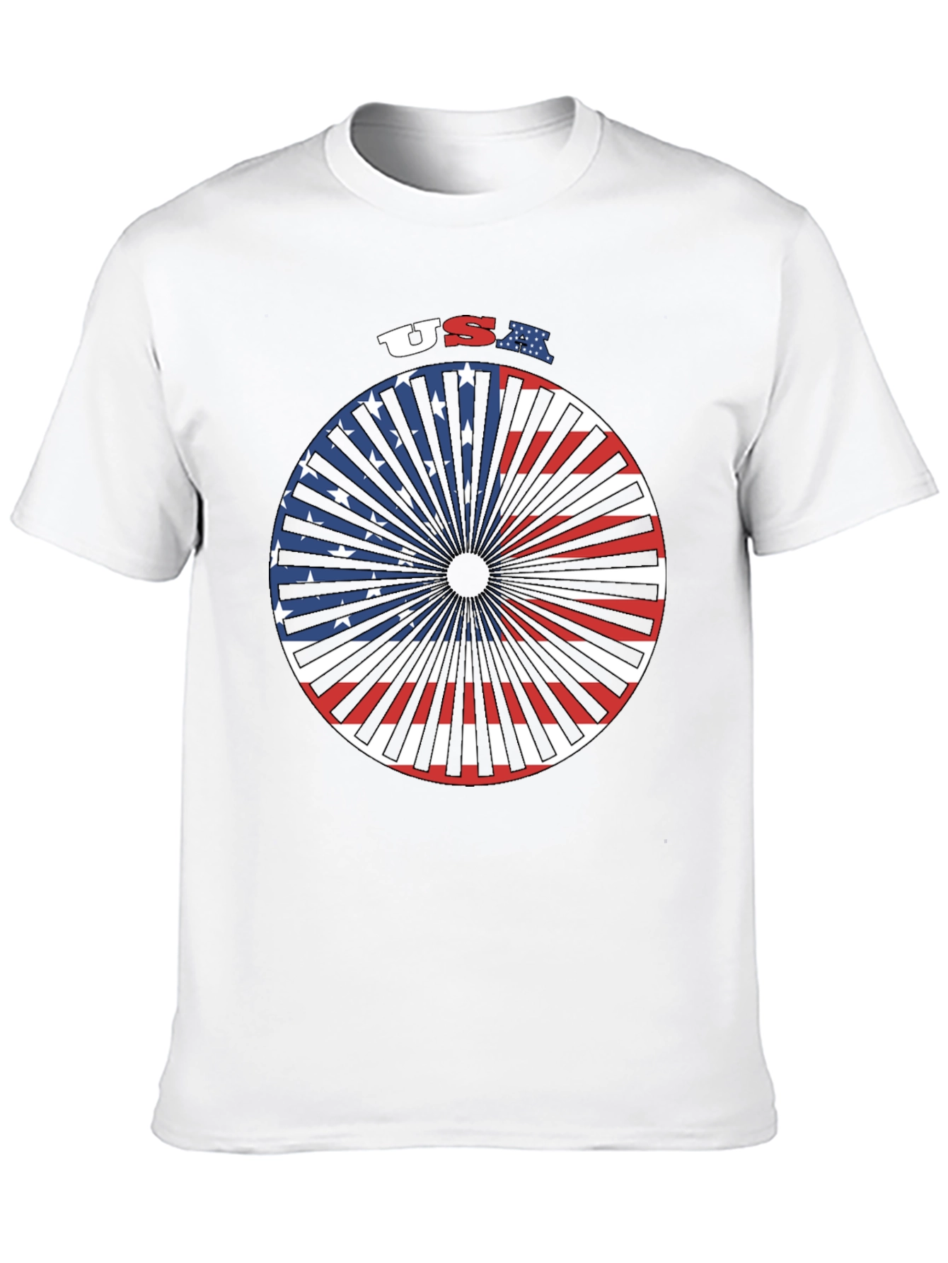 USA Patriotic Graphic T-Shirt