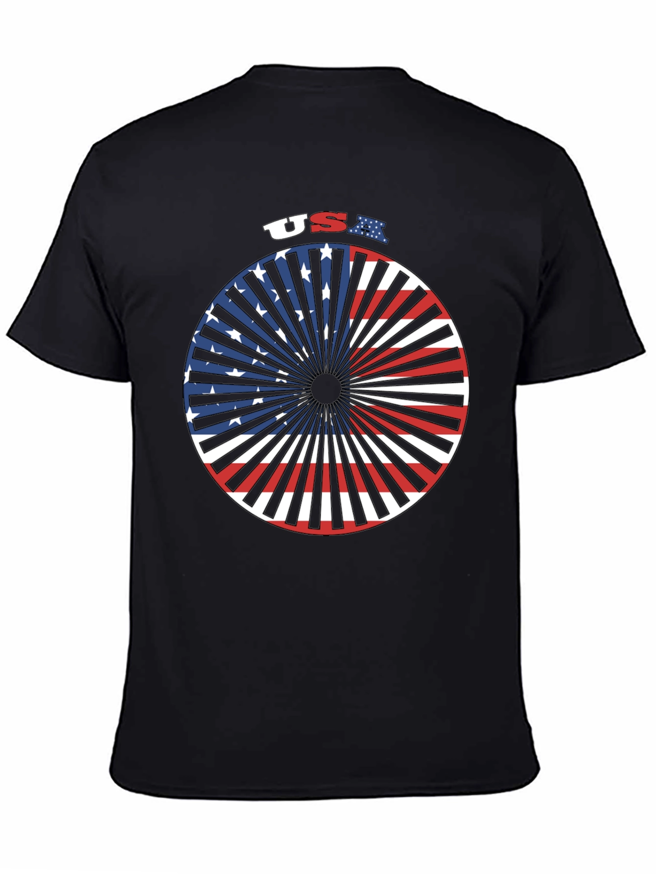 USA Patriotic Graphic T-Shirt