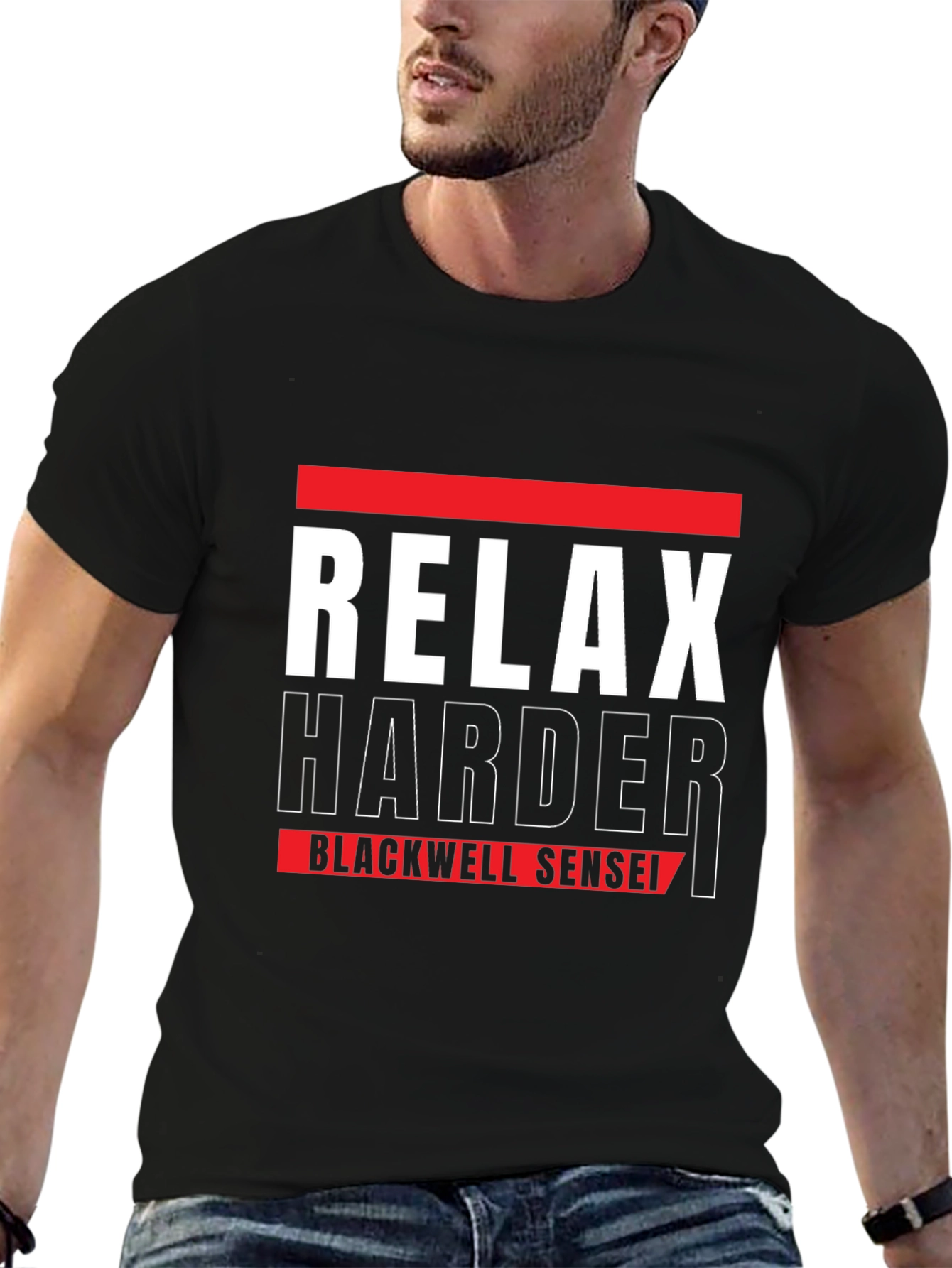 Relax Harder Blackwell Sensei T-Shirt