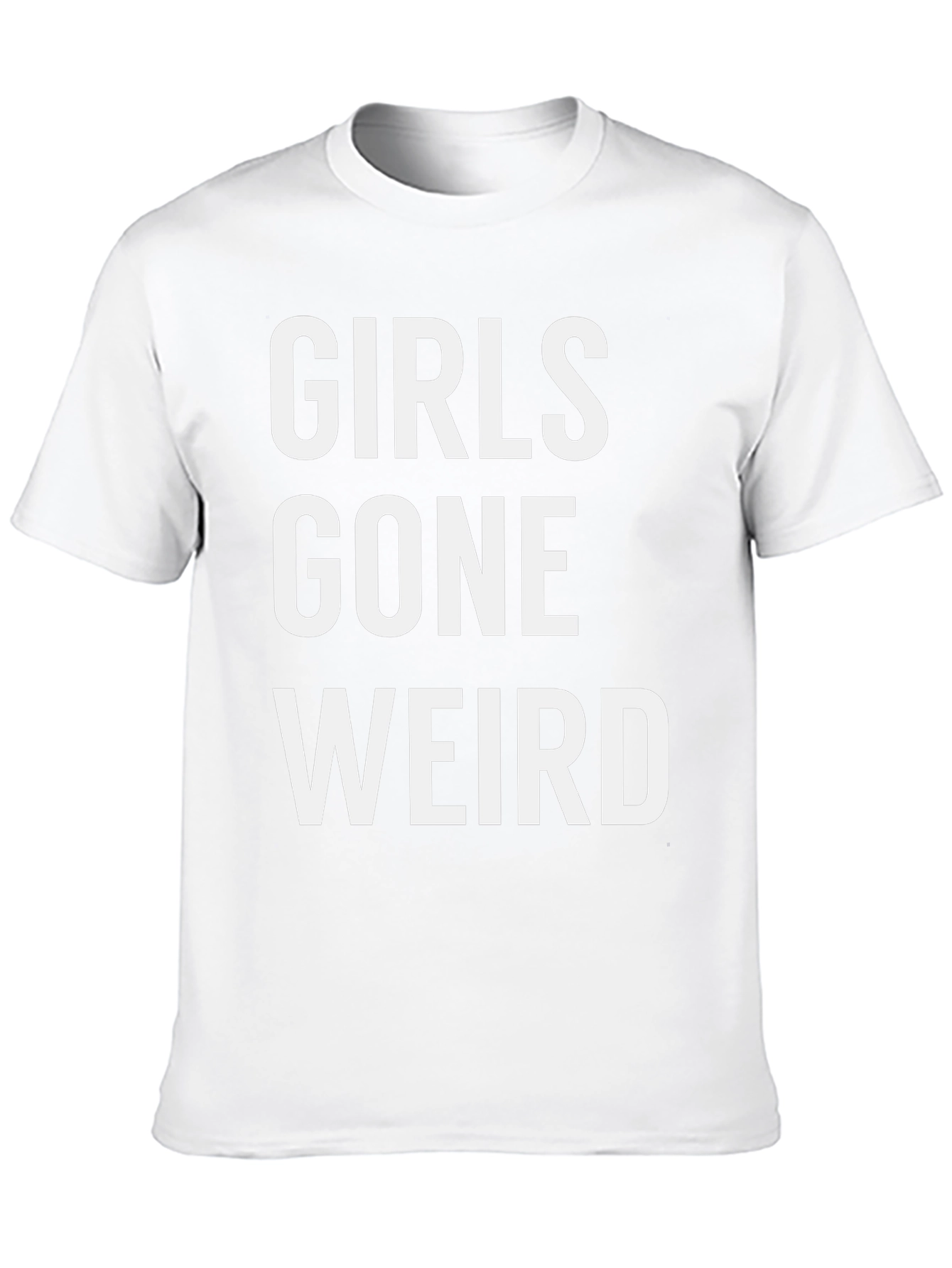 Girls Gone Weird Graphic Tee - Black Casual T-Shirt