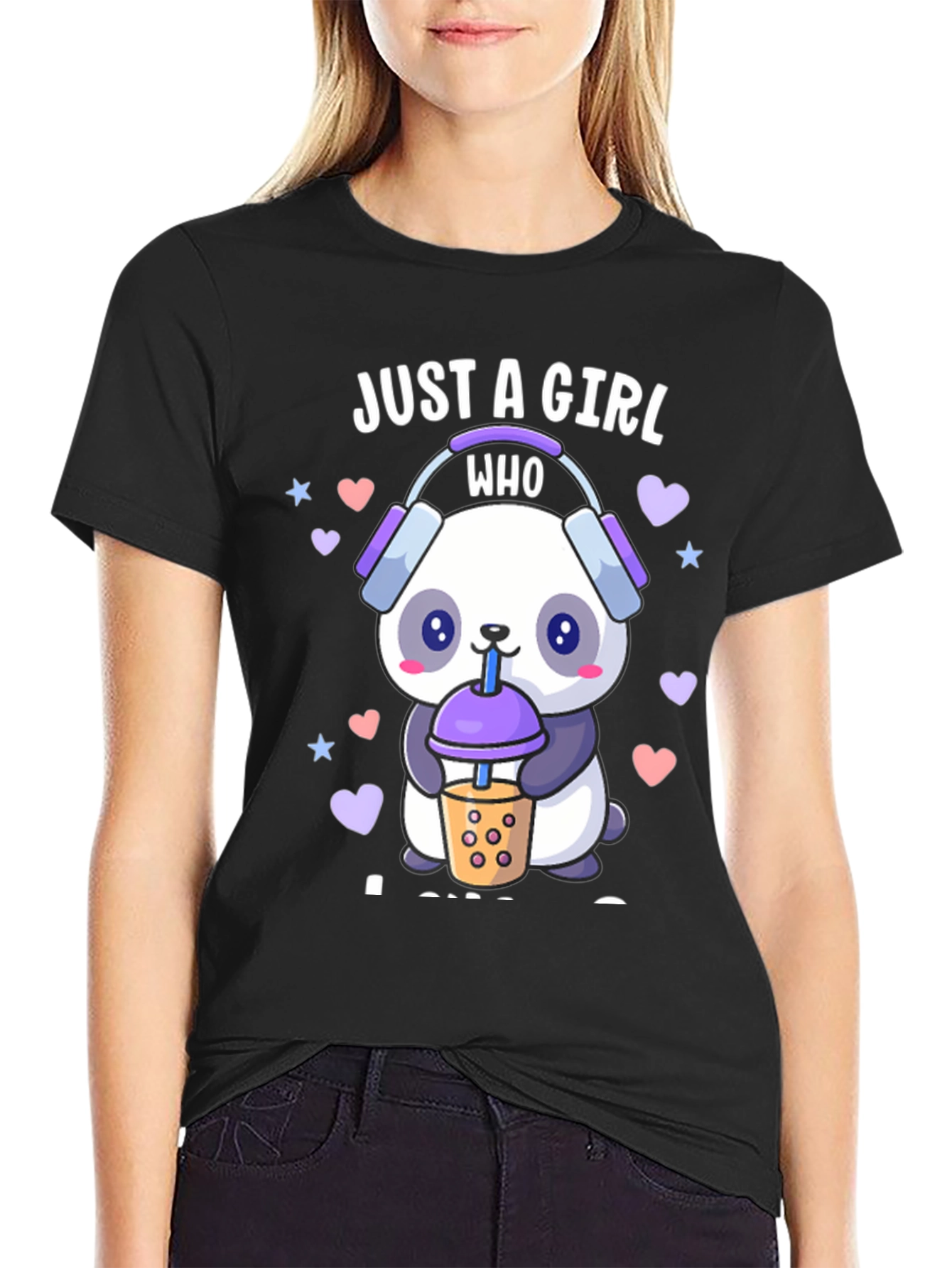 Just A Girl Who Loves Pandas T-Shirt