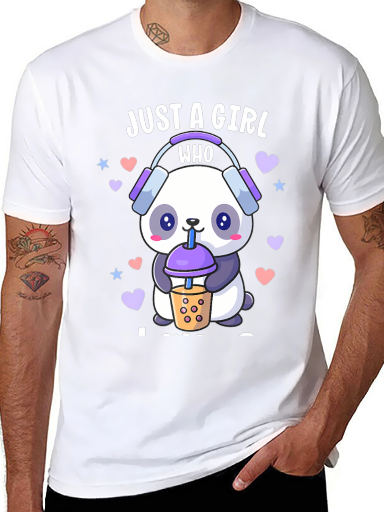 Just A Girl Who Loves Pandas T-Shirt