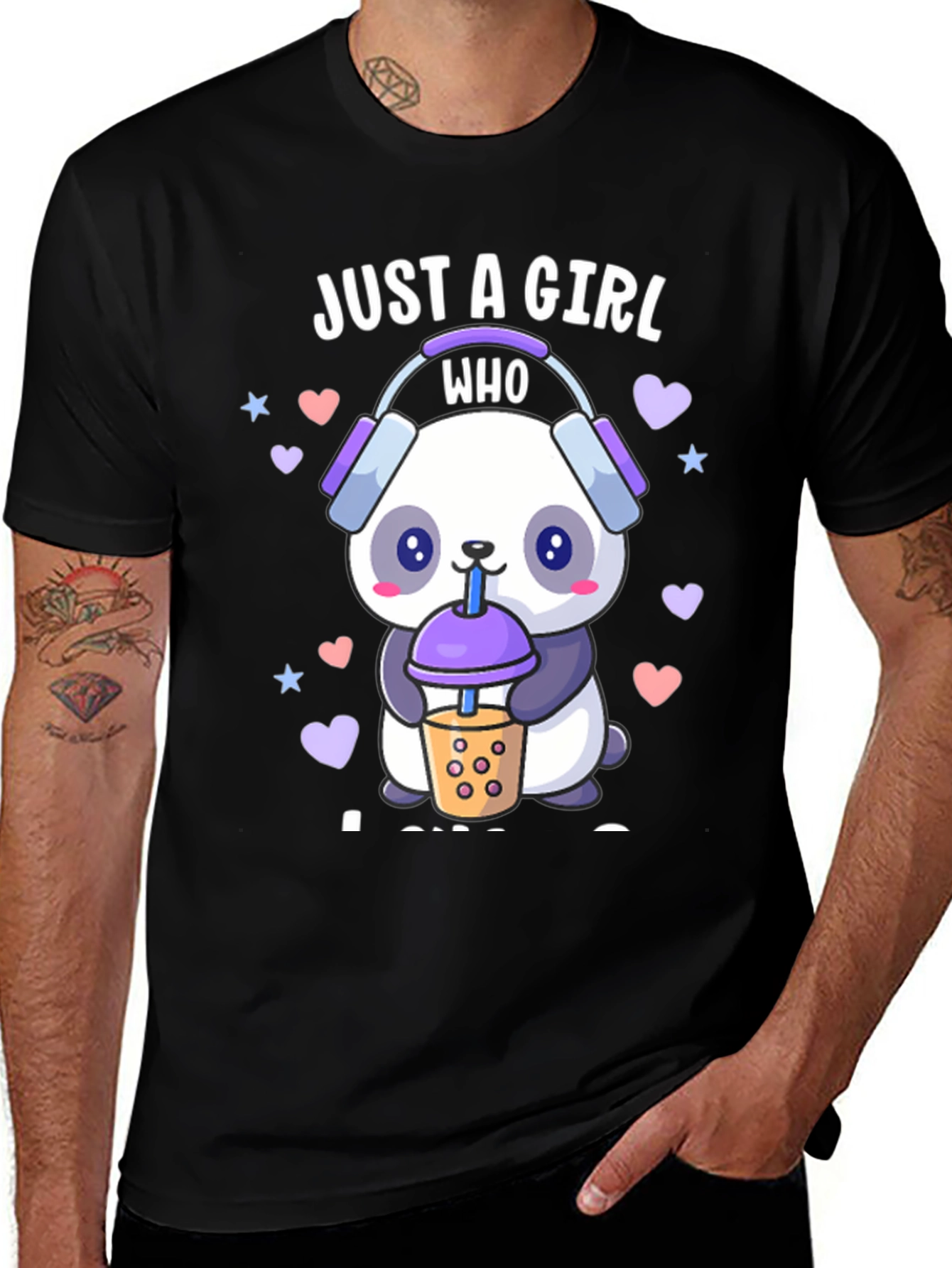 Just A Girl Who Loves Pandas T-Shirt