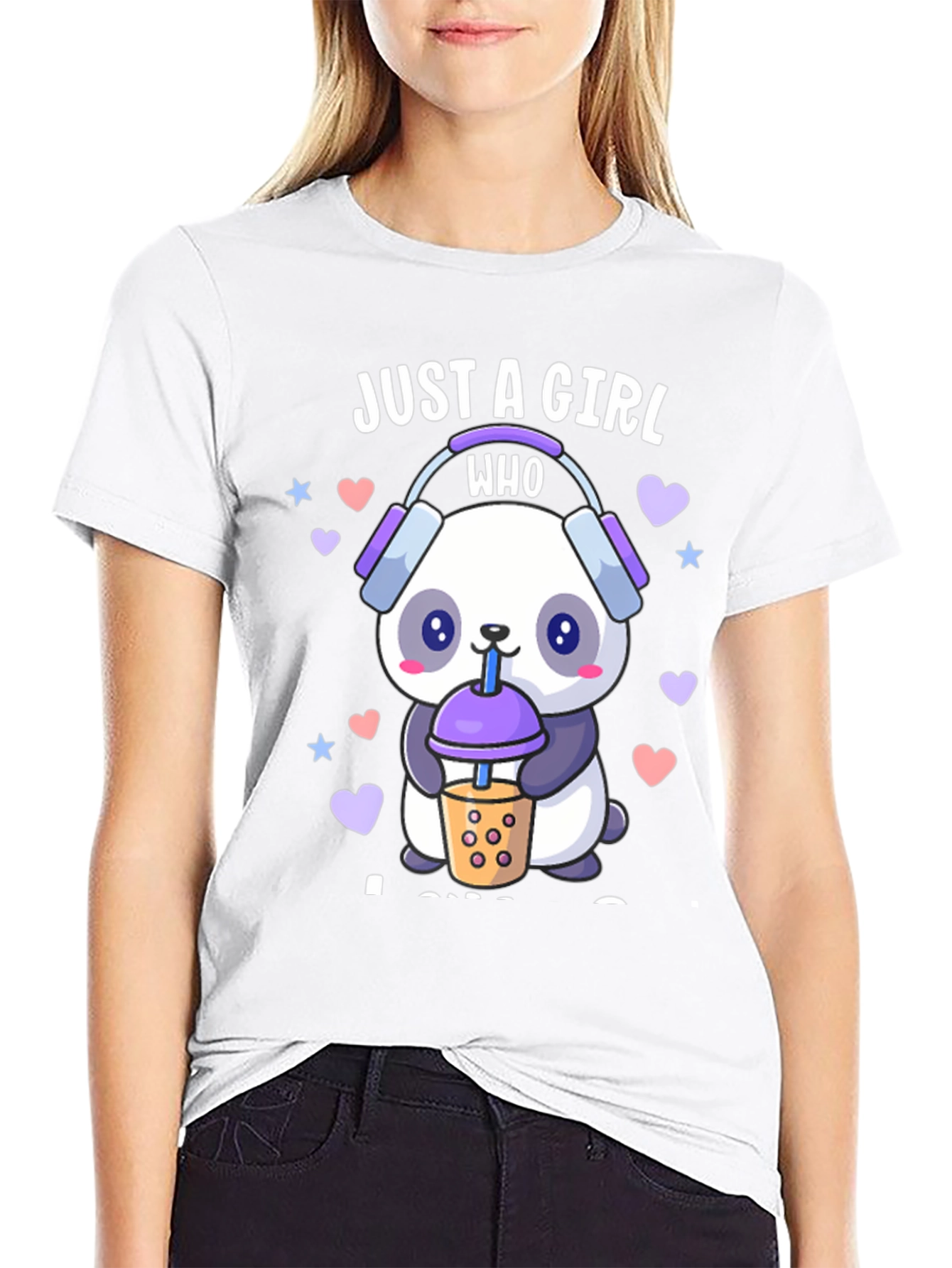Just A Girl Who Loves Pandas T-Shirt