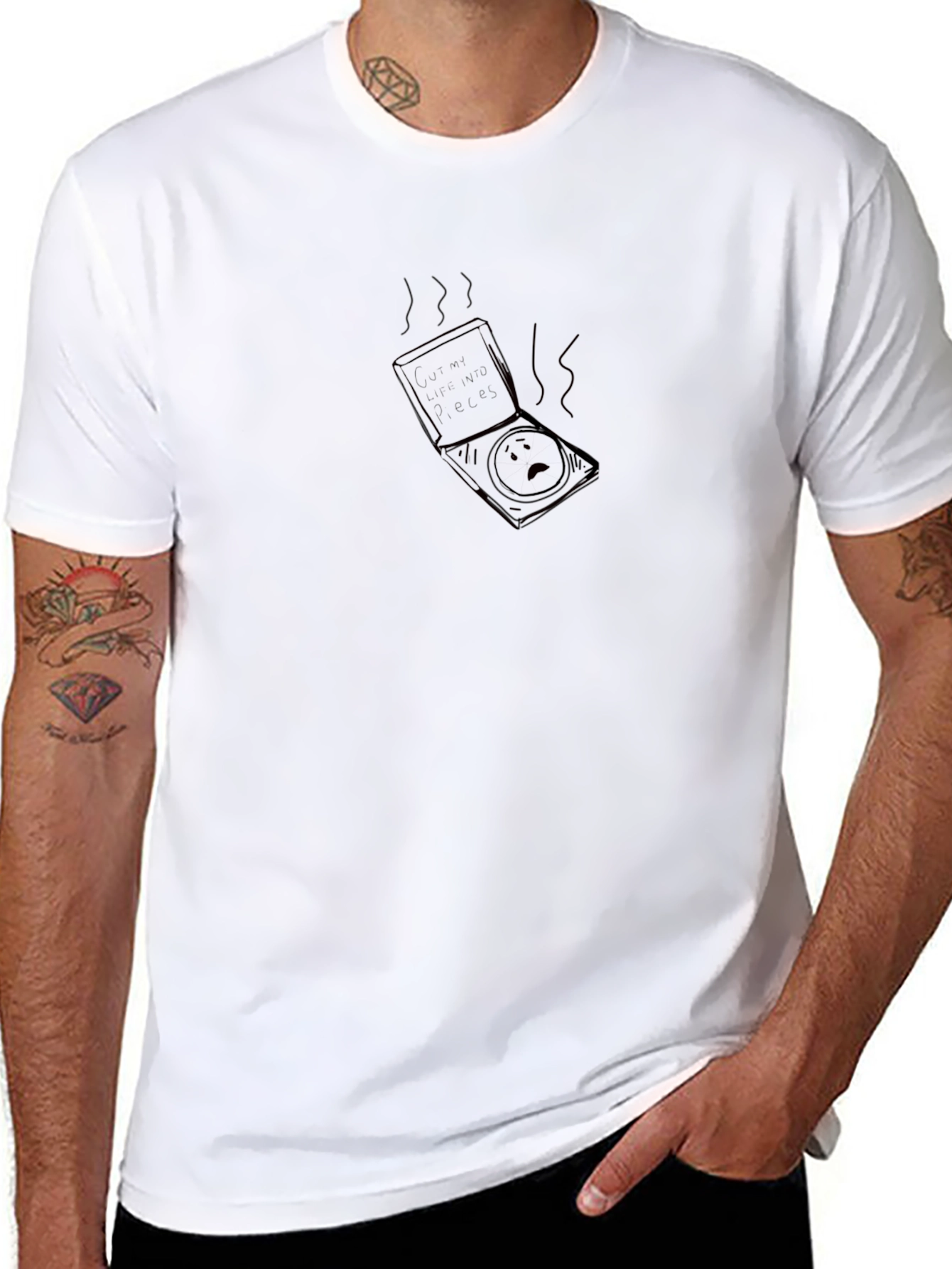 Pizza Emotion Graphic Tee