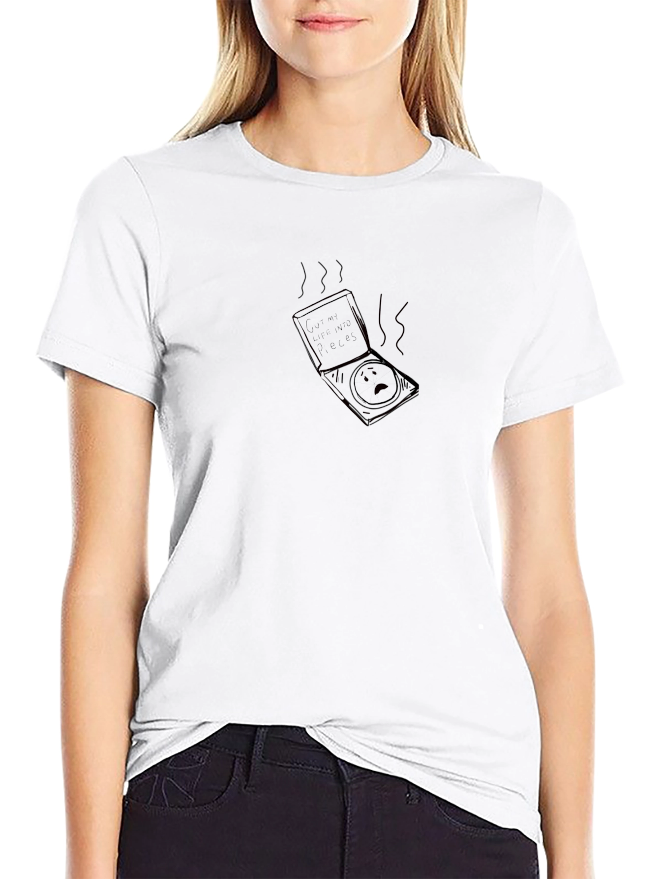 Pizza Emotion Graphic Tee