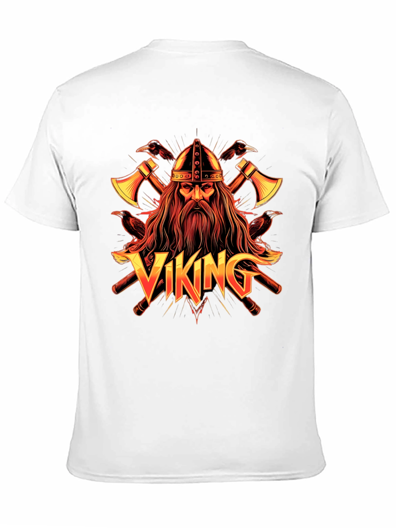 Viking Graphic Tee - Nordic Warrior Design