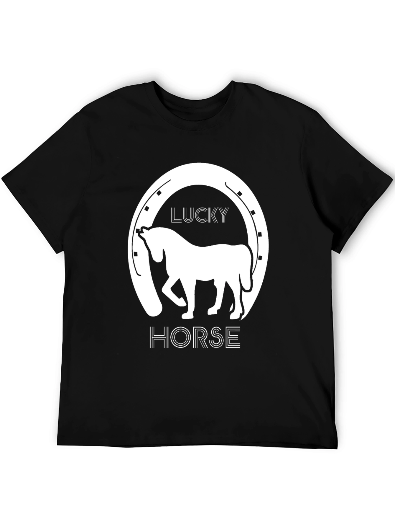 Lucky Horse Graphic T-Shirt