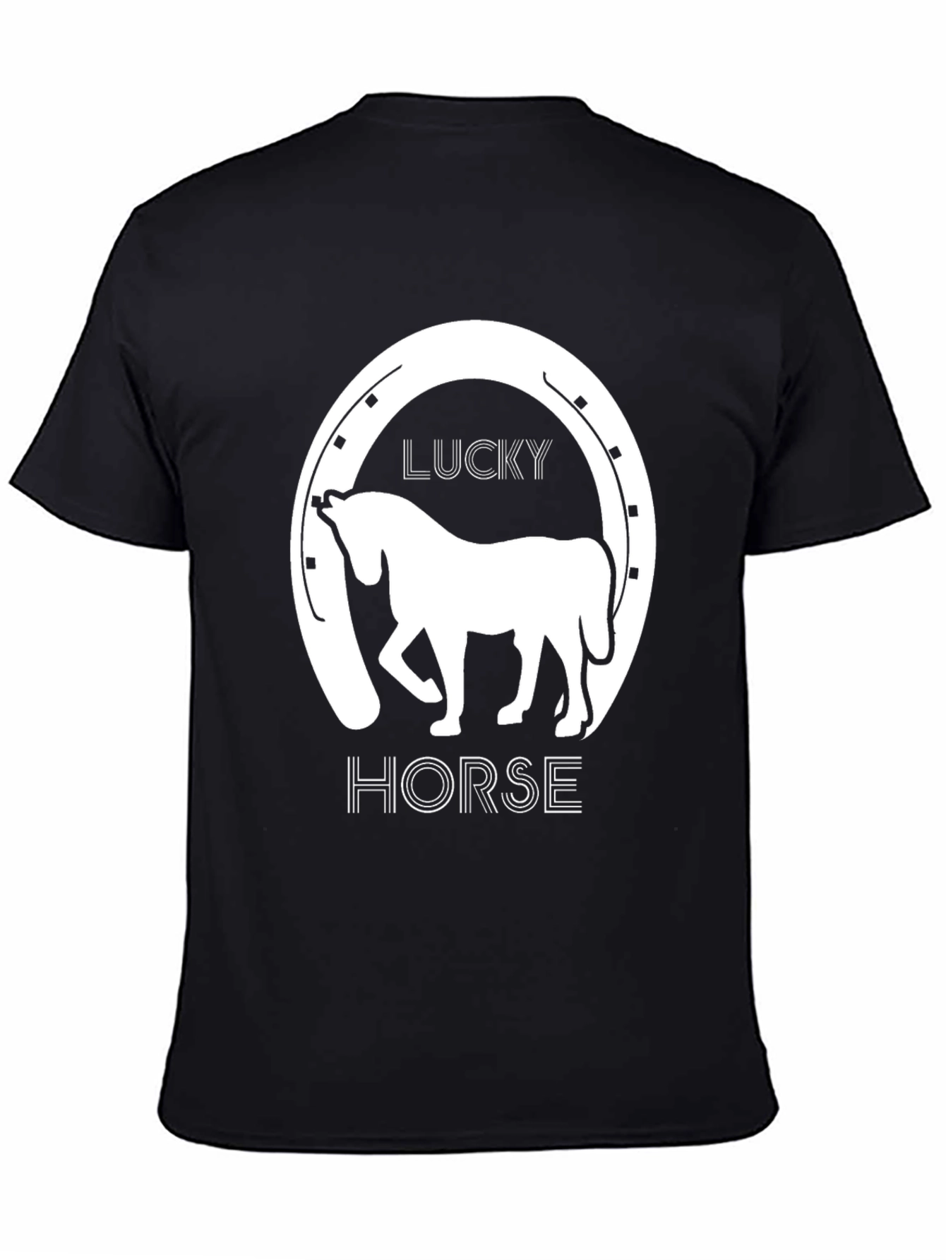 Lucky Horse Graphic T-Shirt