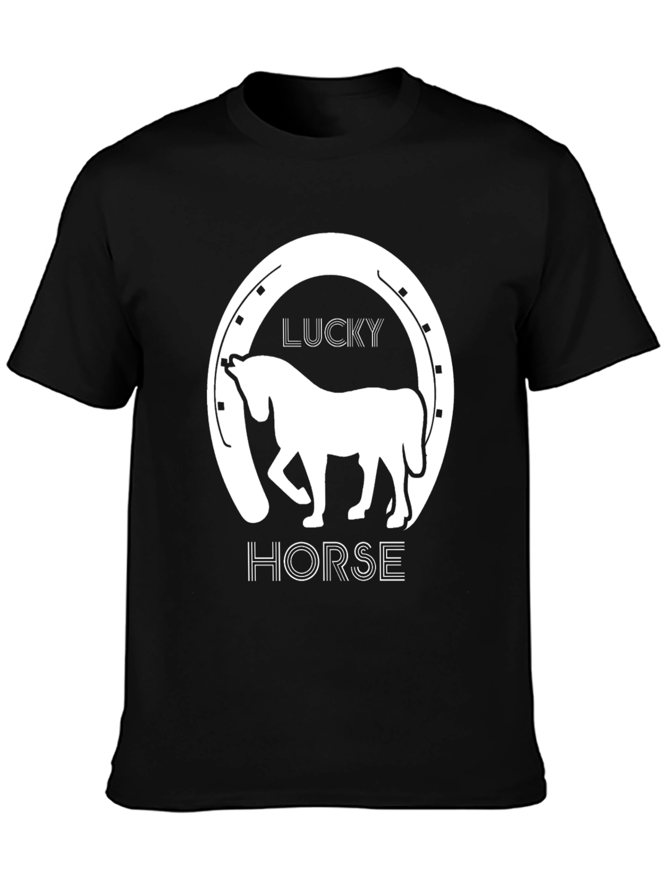 Lucky Horse Graphic T-Shirt