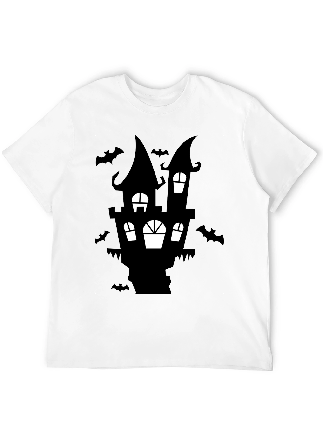 Spooky Haunted House Graphic Tee