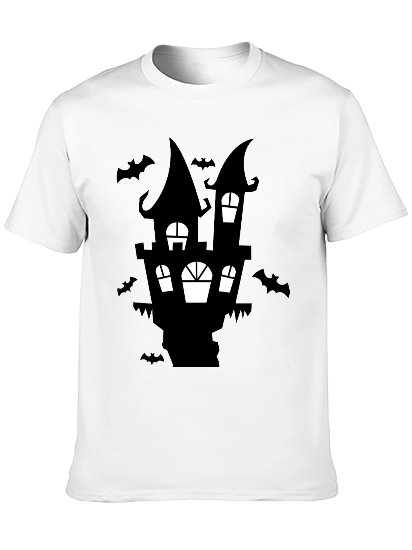 Spooky Haunted House Graphic Tee