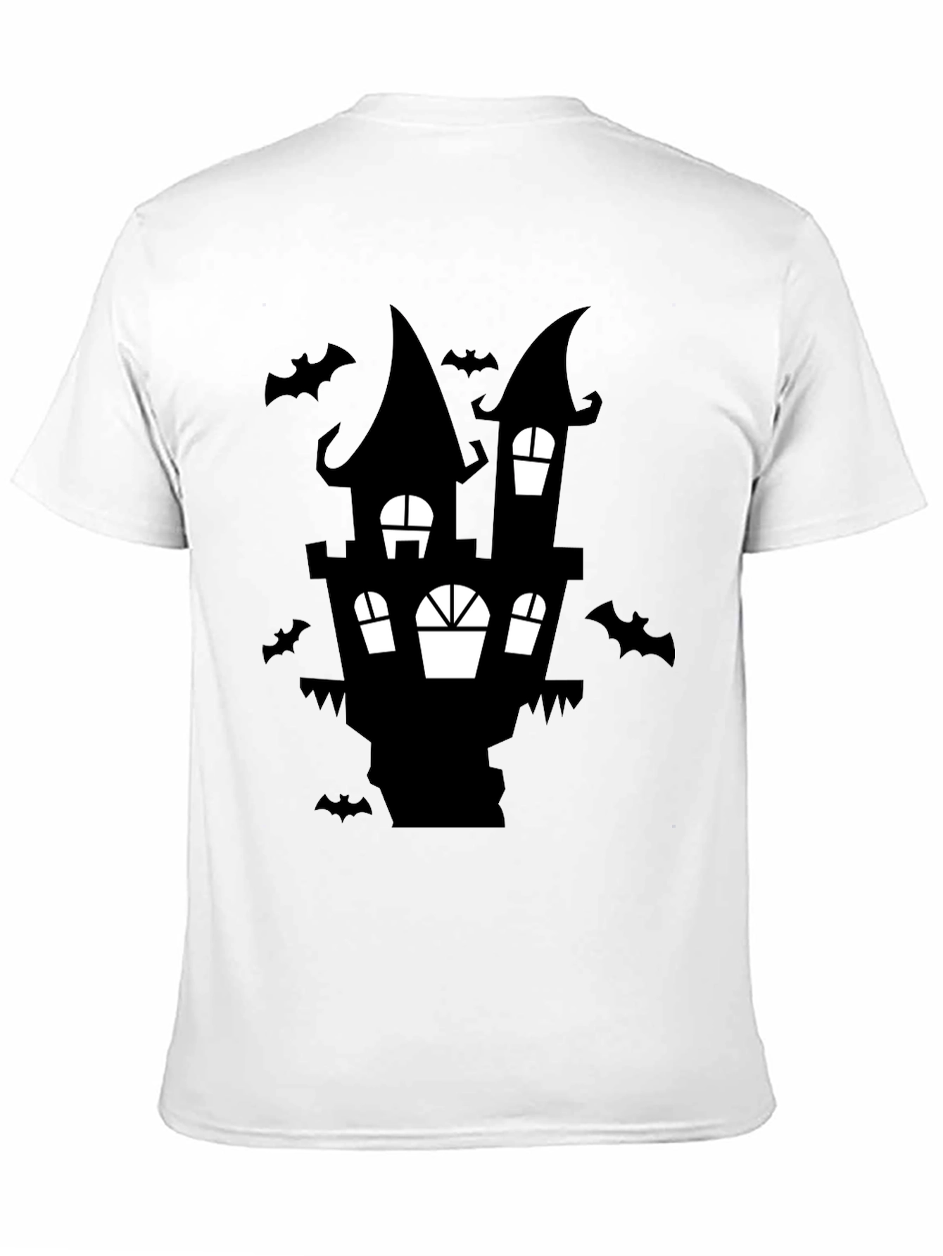 Spooky Haunted House Graphic Tee