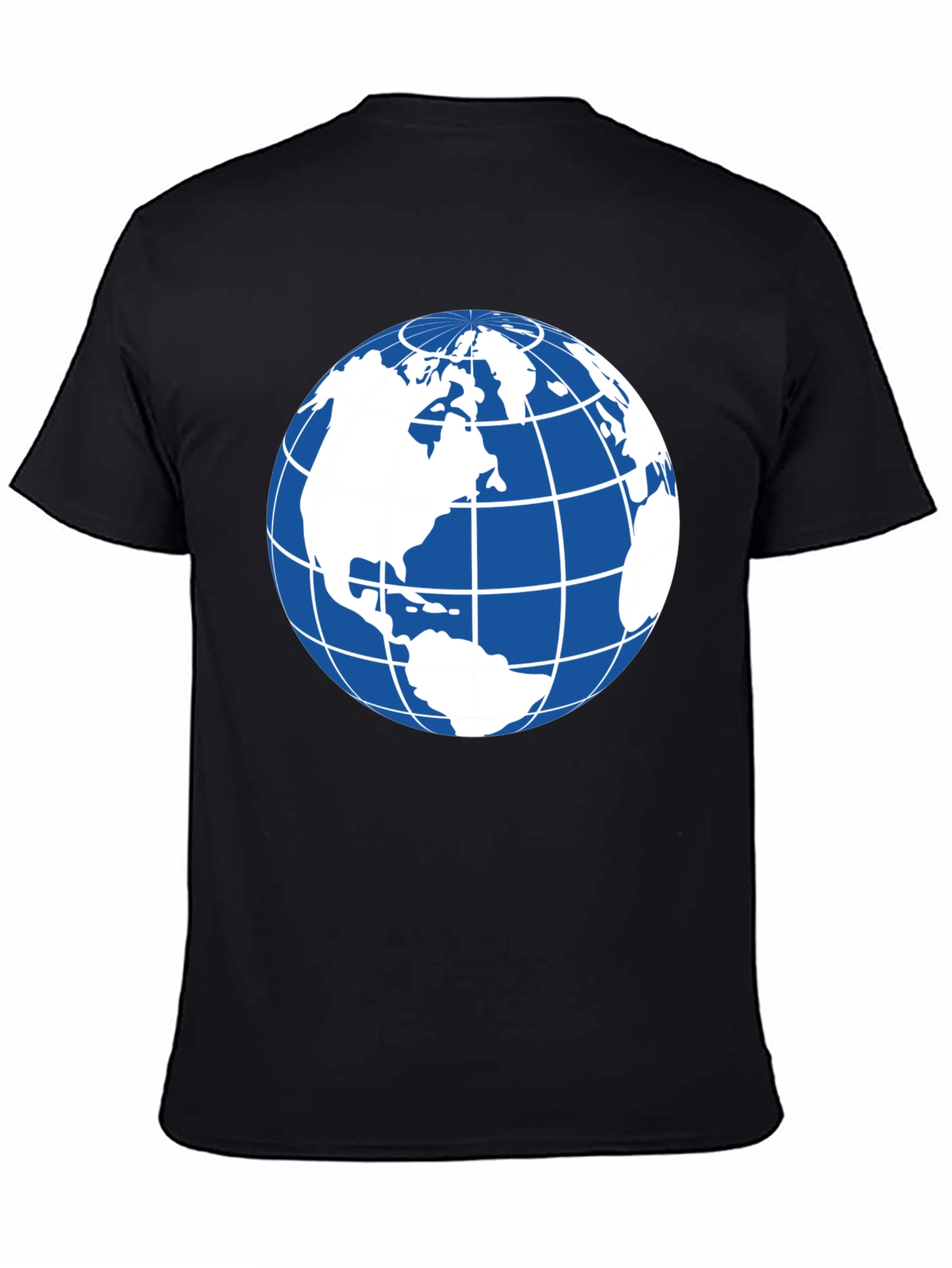 Globe Graphic Black T-Shirt