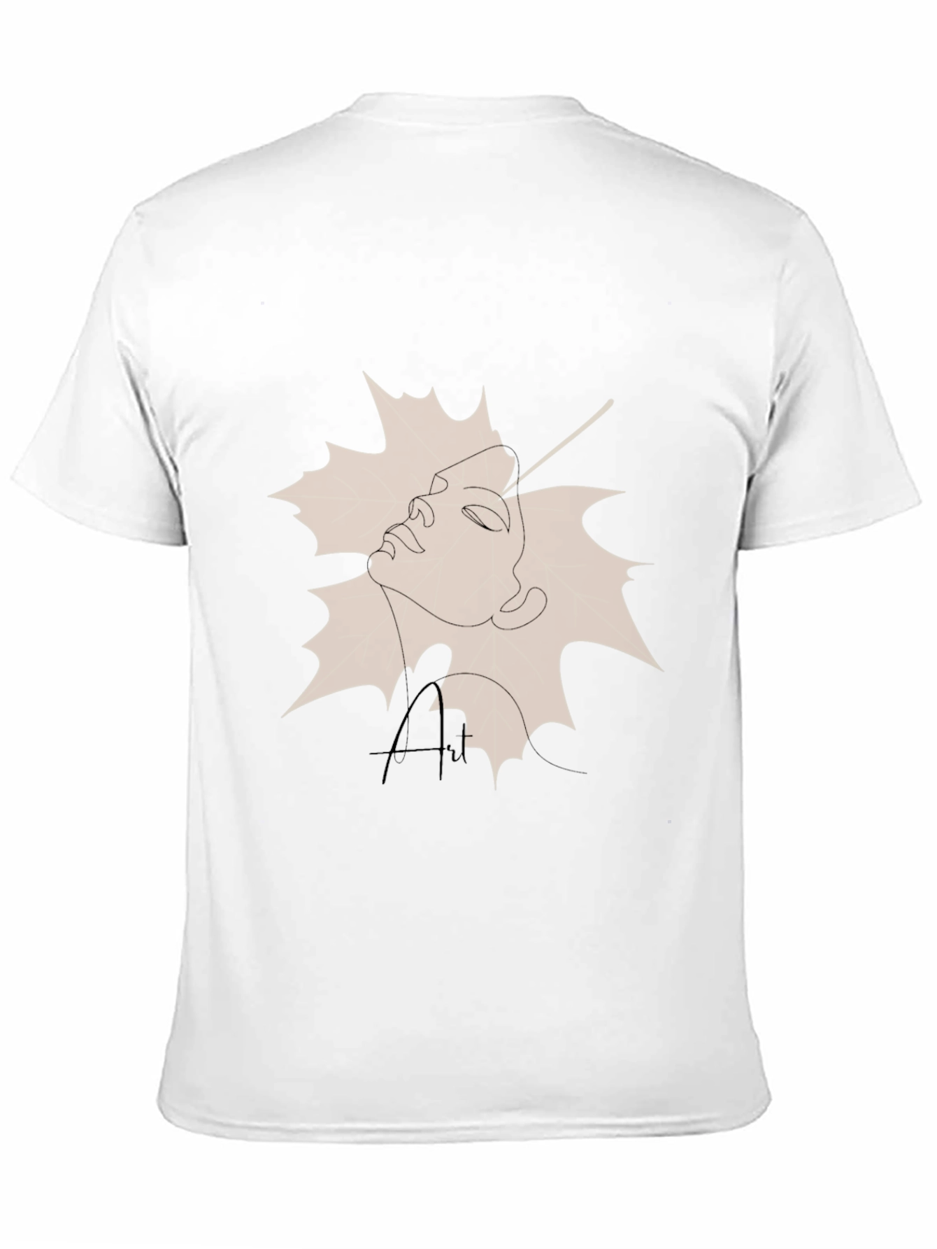 Artistic Portrait Graphic Tee - Stylish Black T-Shirt