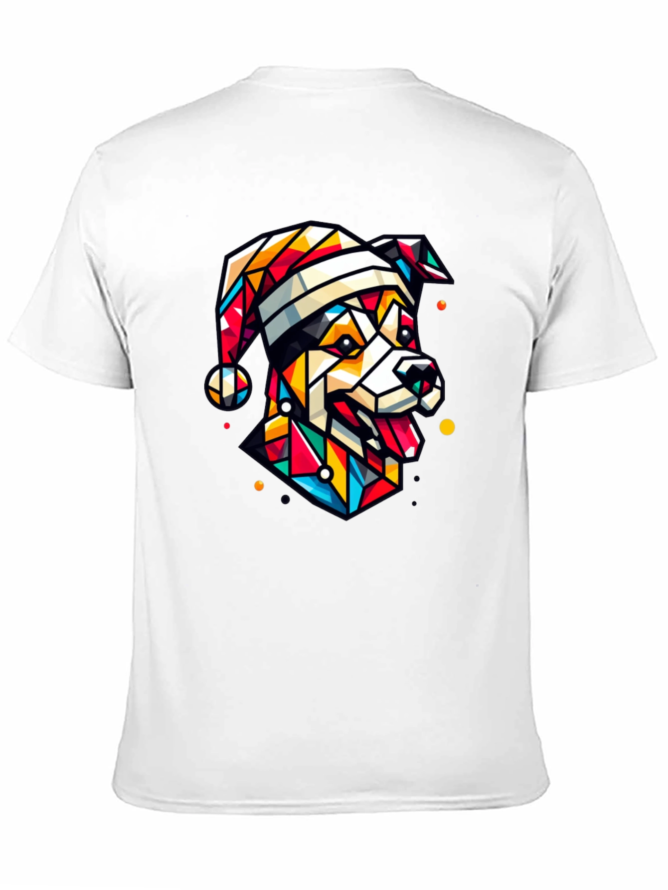 Geometric Dog Christmas T-Shirt
