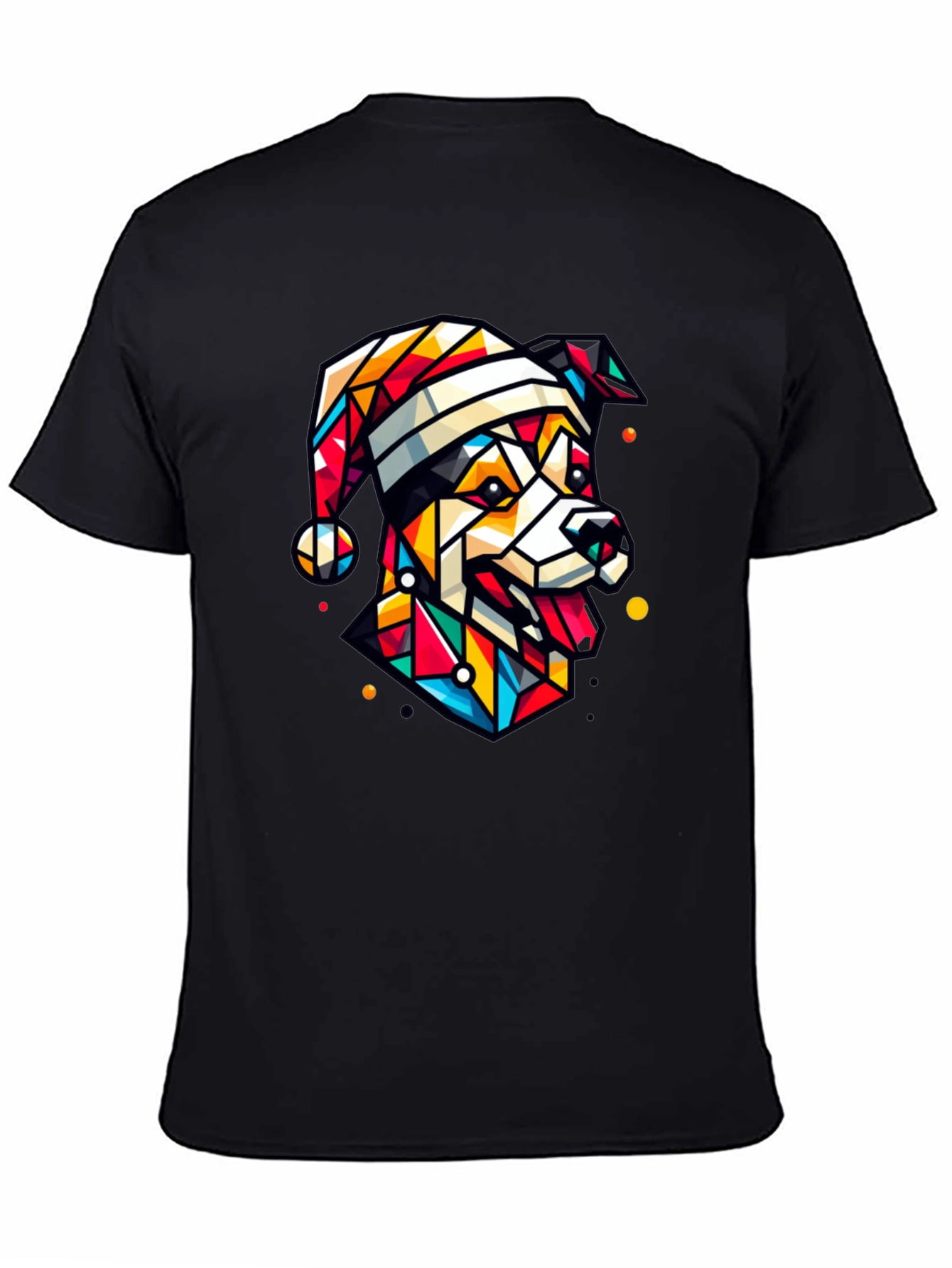 Geometric Dog Christmas T-Shirt