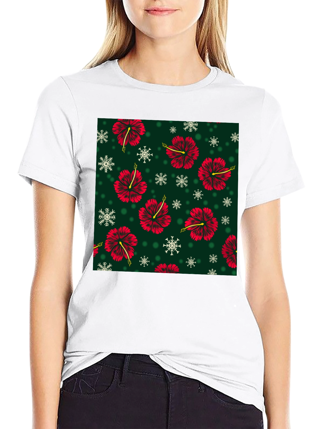 Floral Pattern T-Shirt