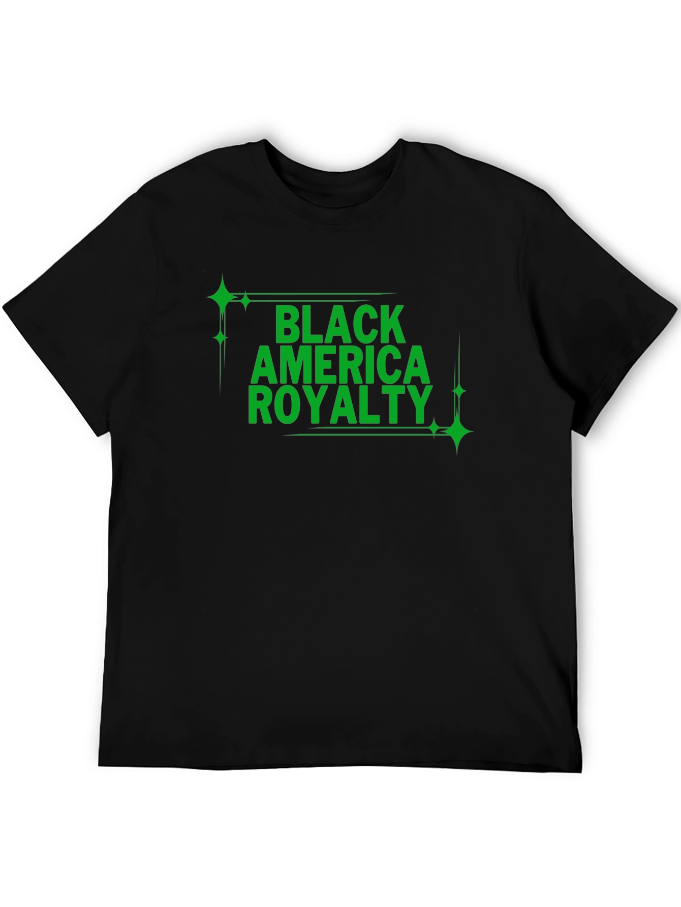 Black America Royalty Graphic Tee