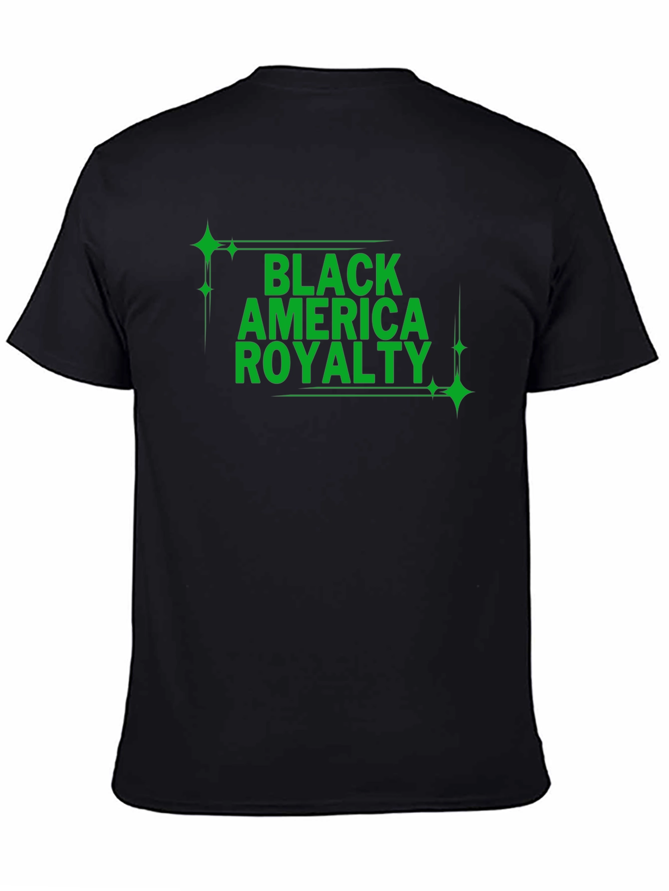 Black America Royalty Graphic Tee