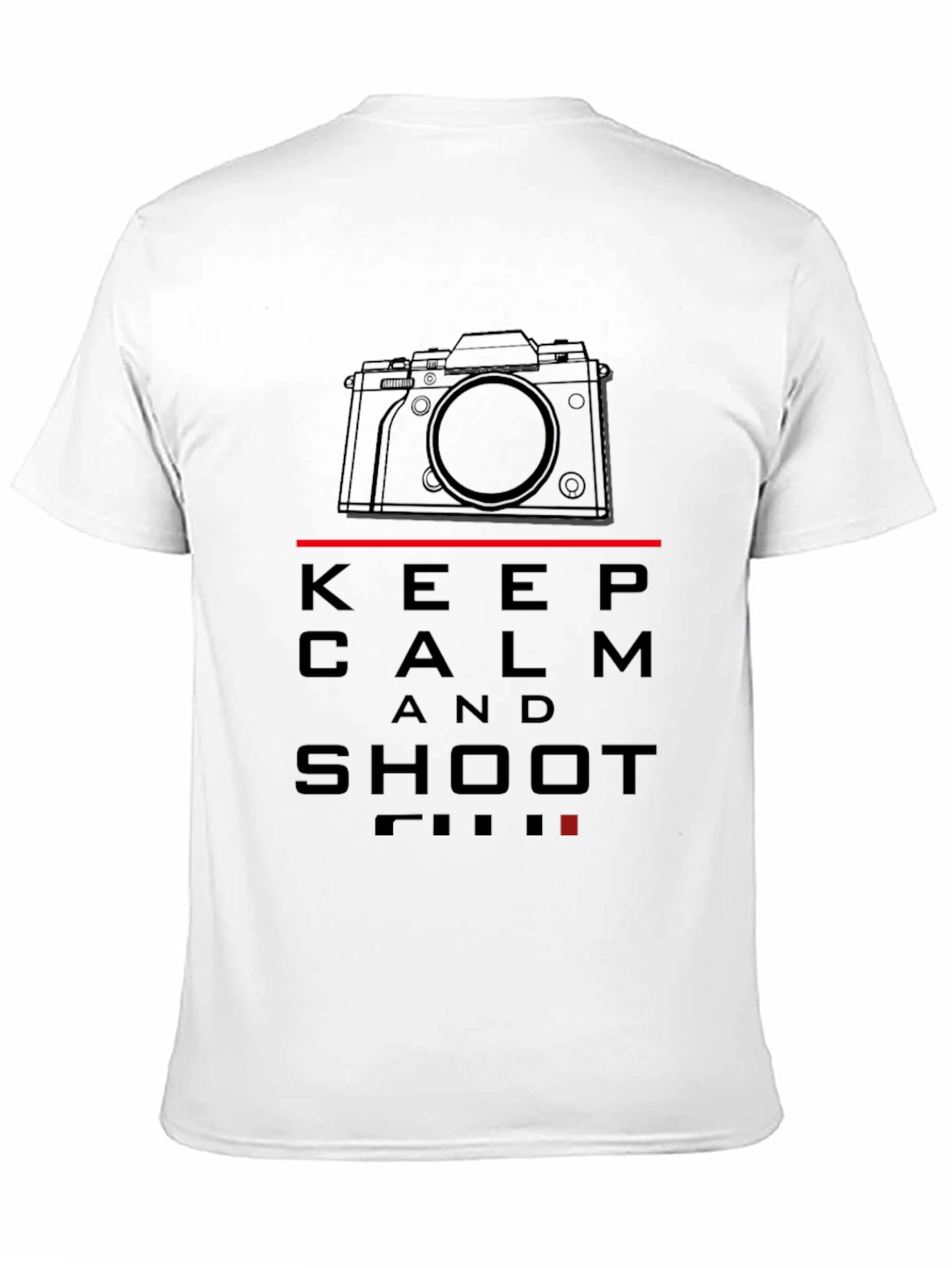 Keep Calm and Shoot Film Black T-Shirt