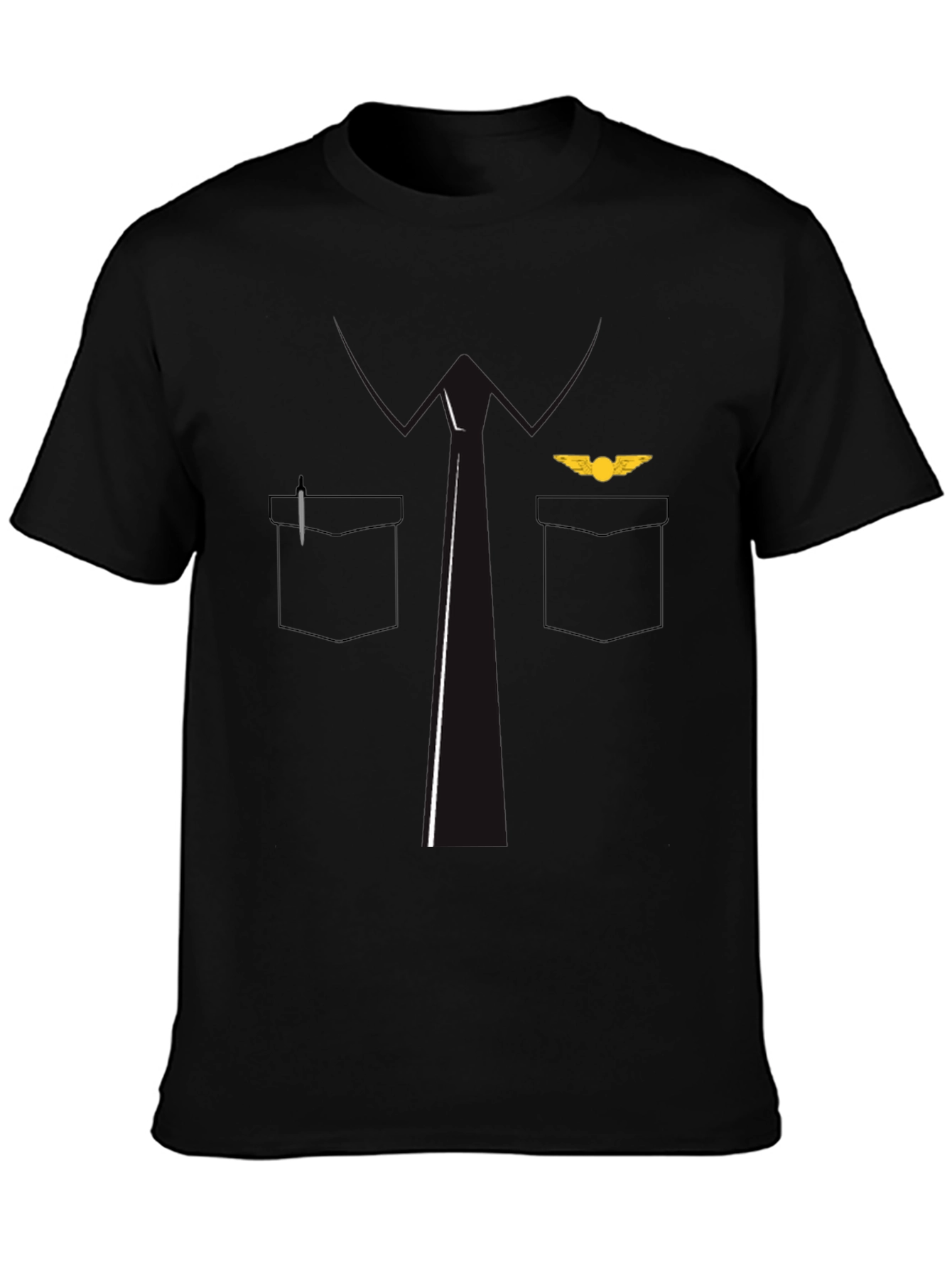 Pilot Uniform T-Shirt - Aviation Gift