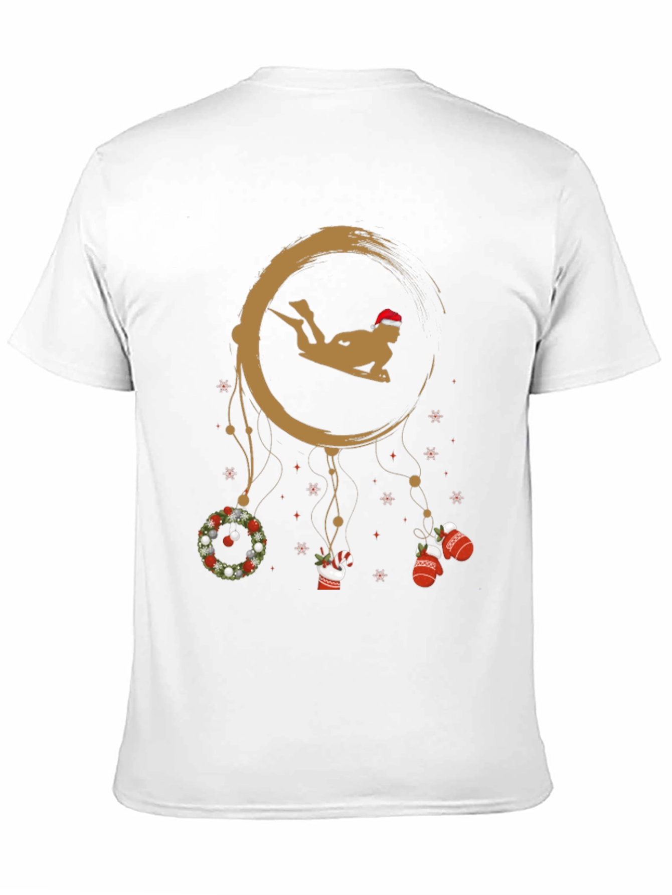 Christmas Surfer Graphic Tee