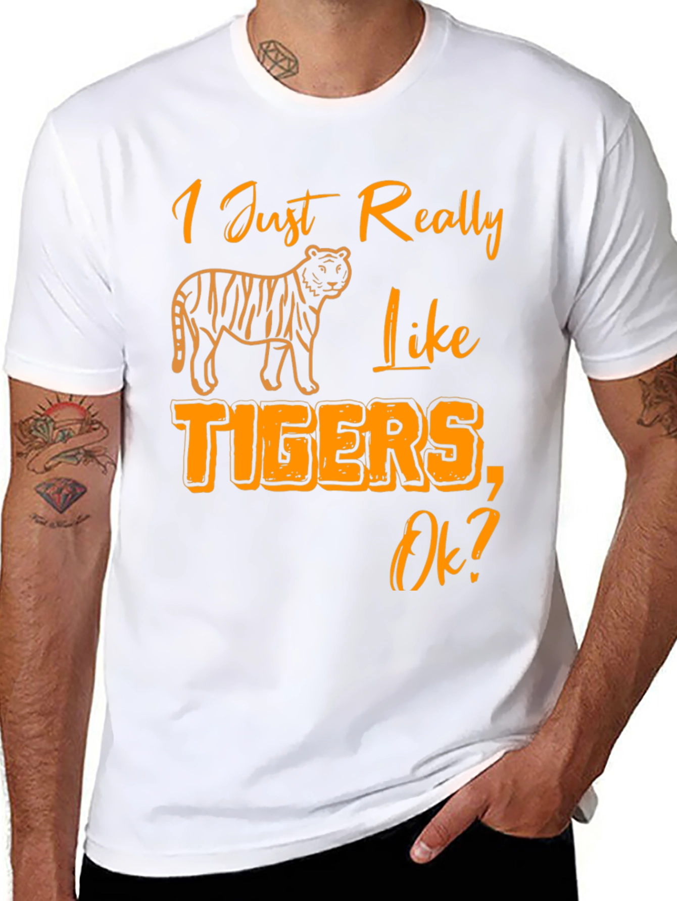 I Just Really Like Tigers T-Shirt