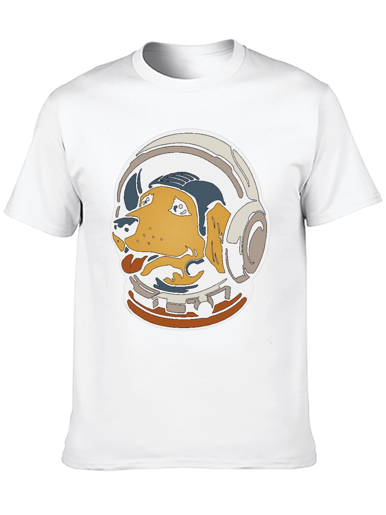 Astronaut Dog Graphic T-Shirt