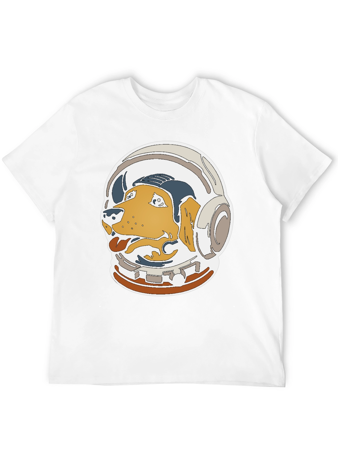 Astronaut Dog Graphic T-Shirt