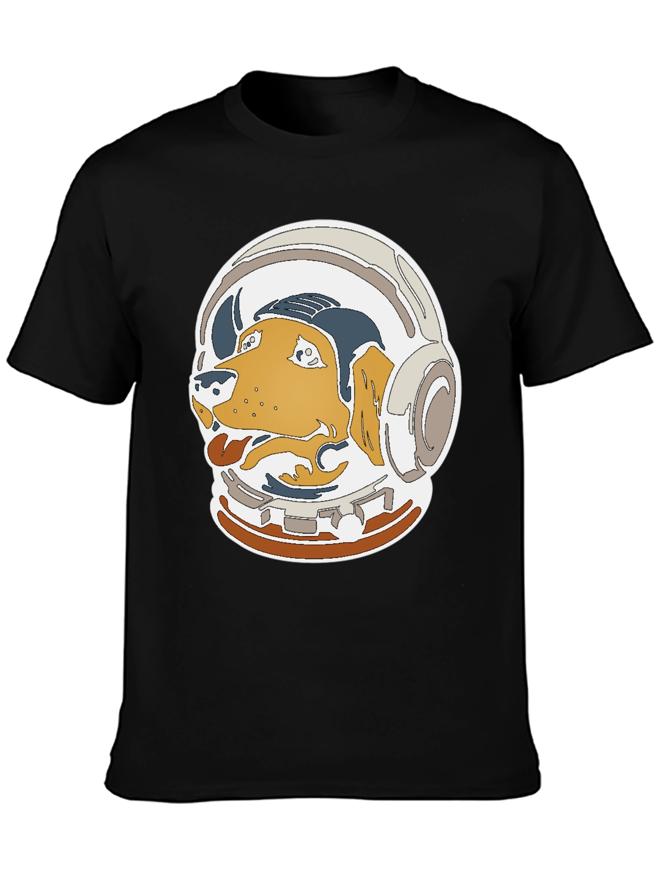 Astronaut Dog Graphic T-Shirt