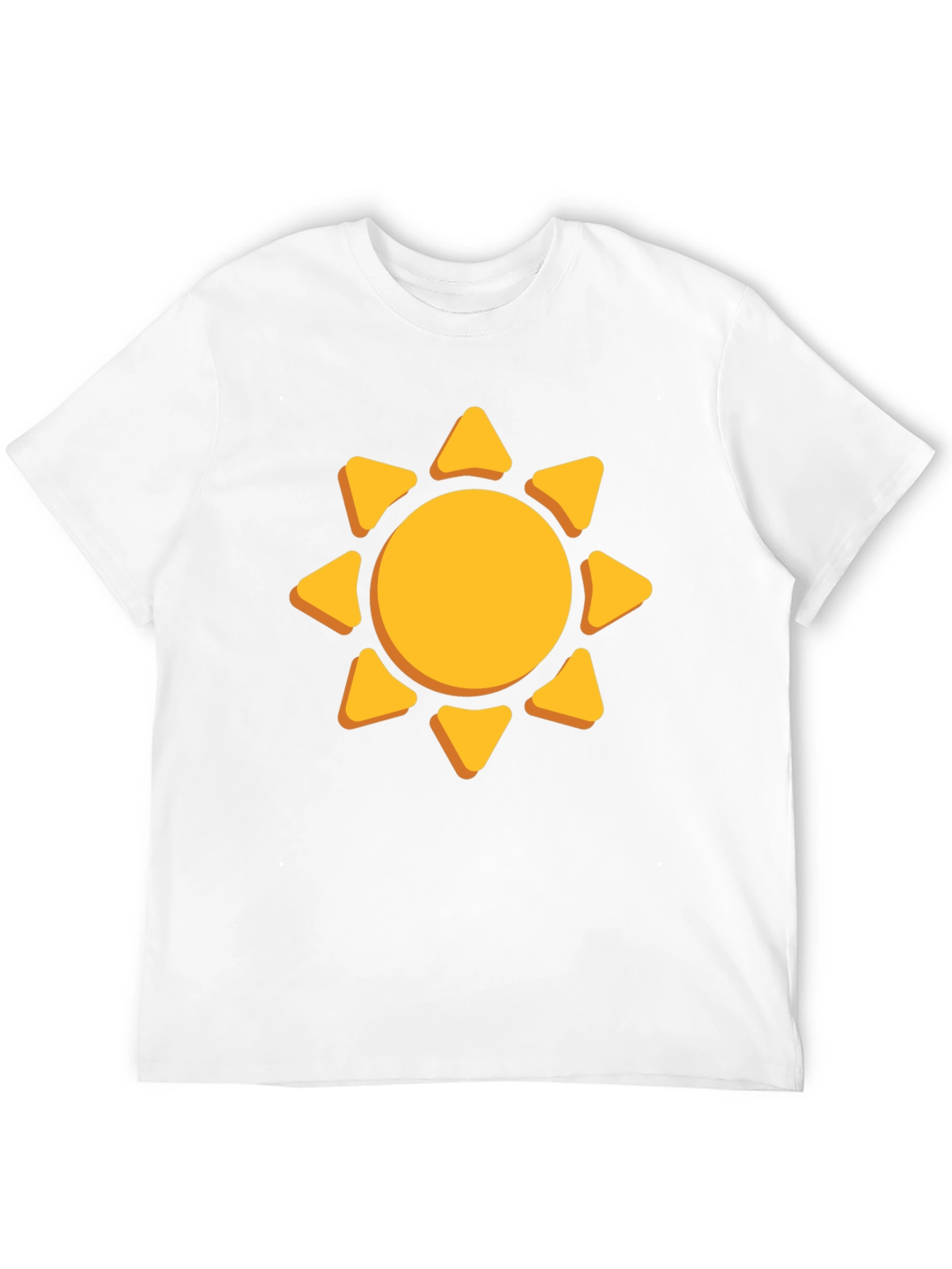 Sunny Day Graphic Tee - Black Cotton Shirt