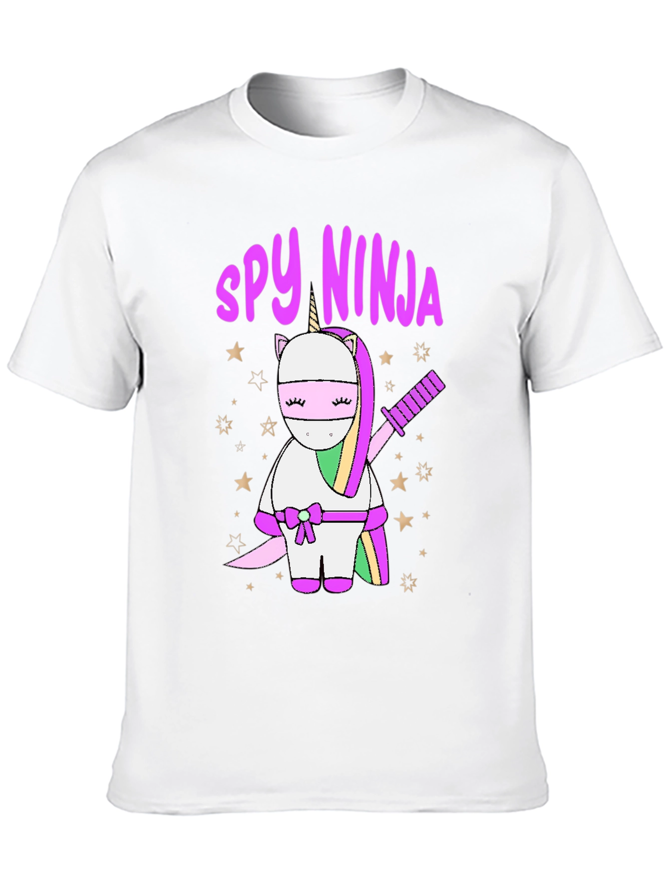 Spy Ninja Unicorn T-Shirt - Black