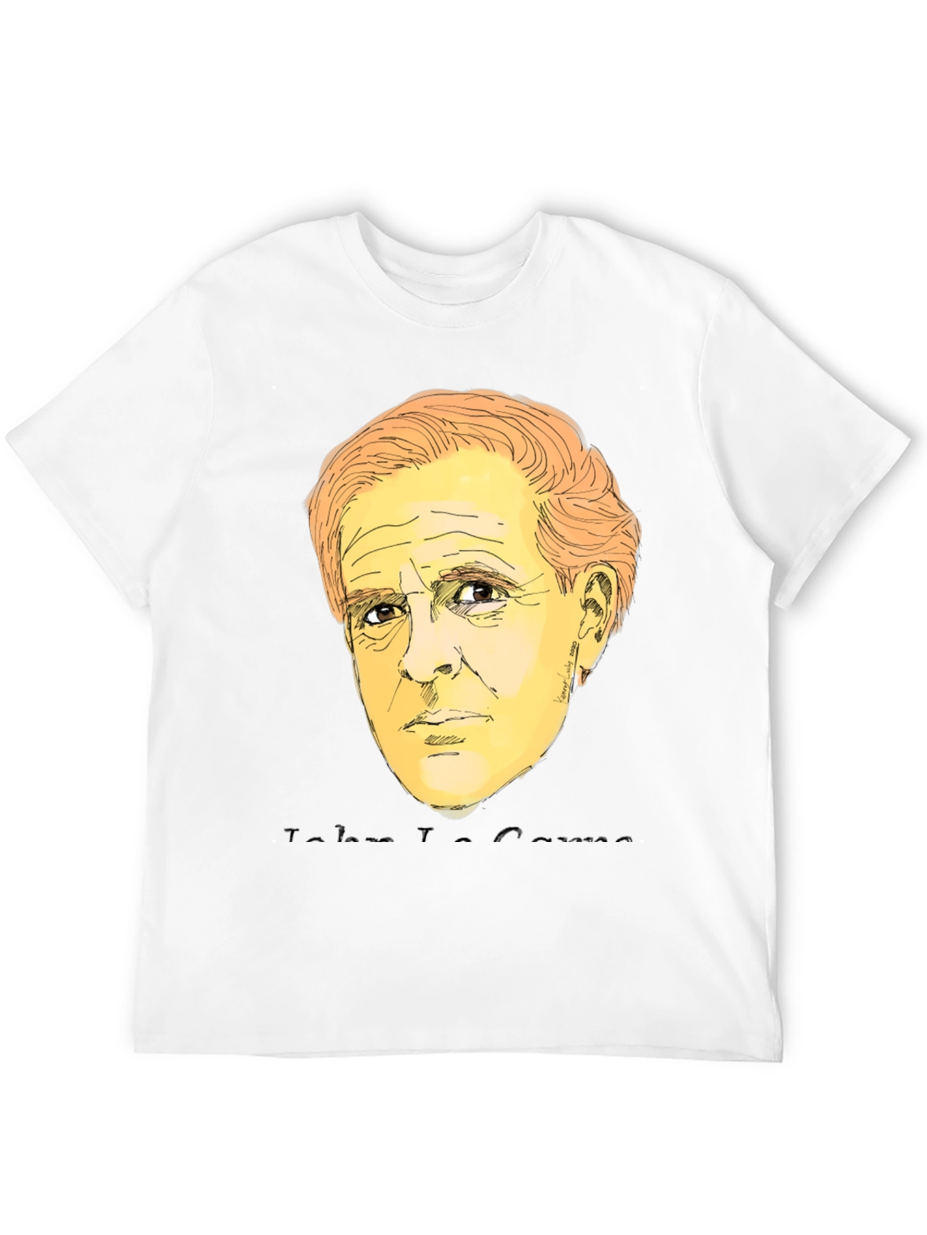 John Travolta Sketch Graphic Tee - Black