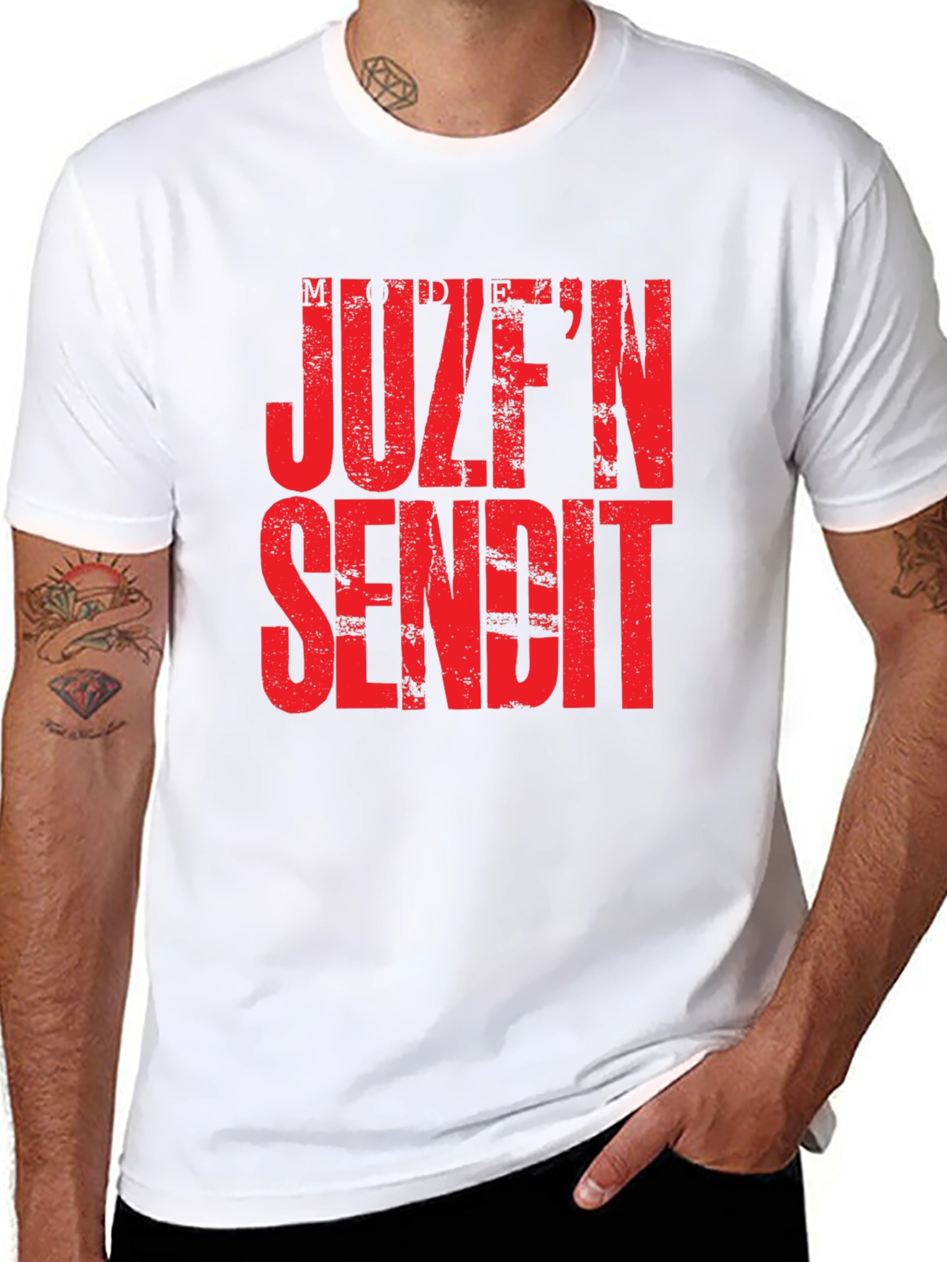 JuzN Sendit Graphic T-Shirt