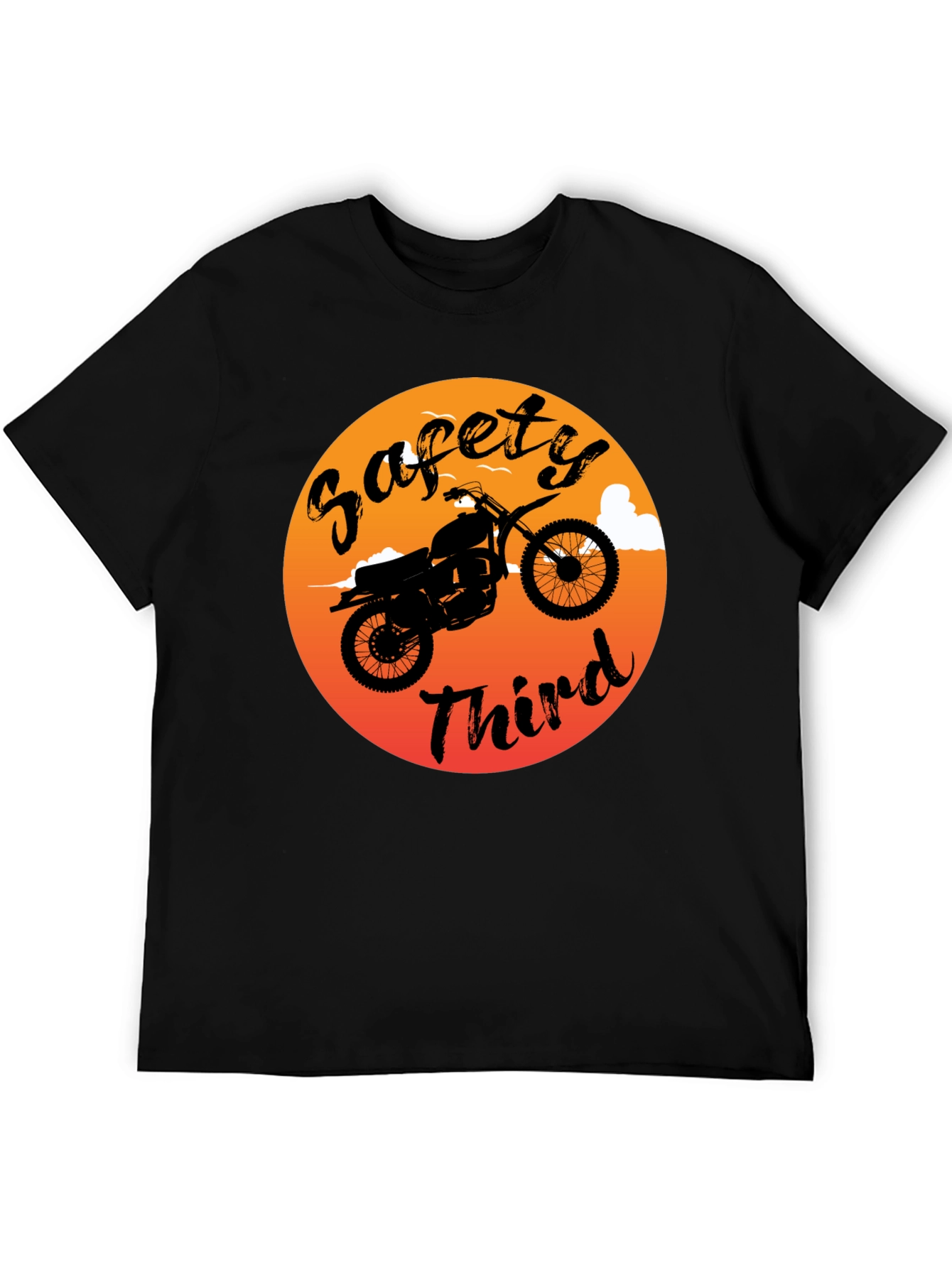 Safety Third Dirt Bike Graphic T-Shirt