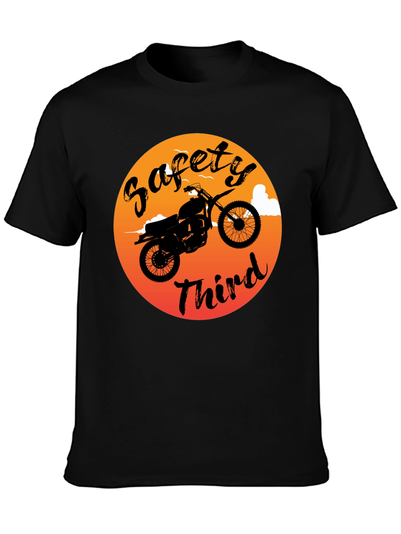 Safety Third Dirt Bike Graphic T-Shirt