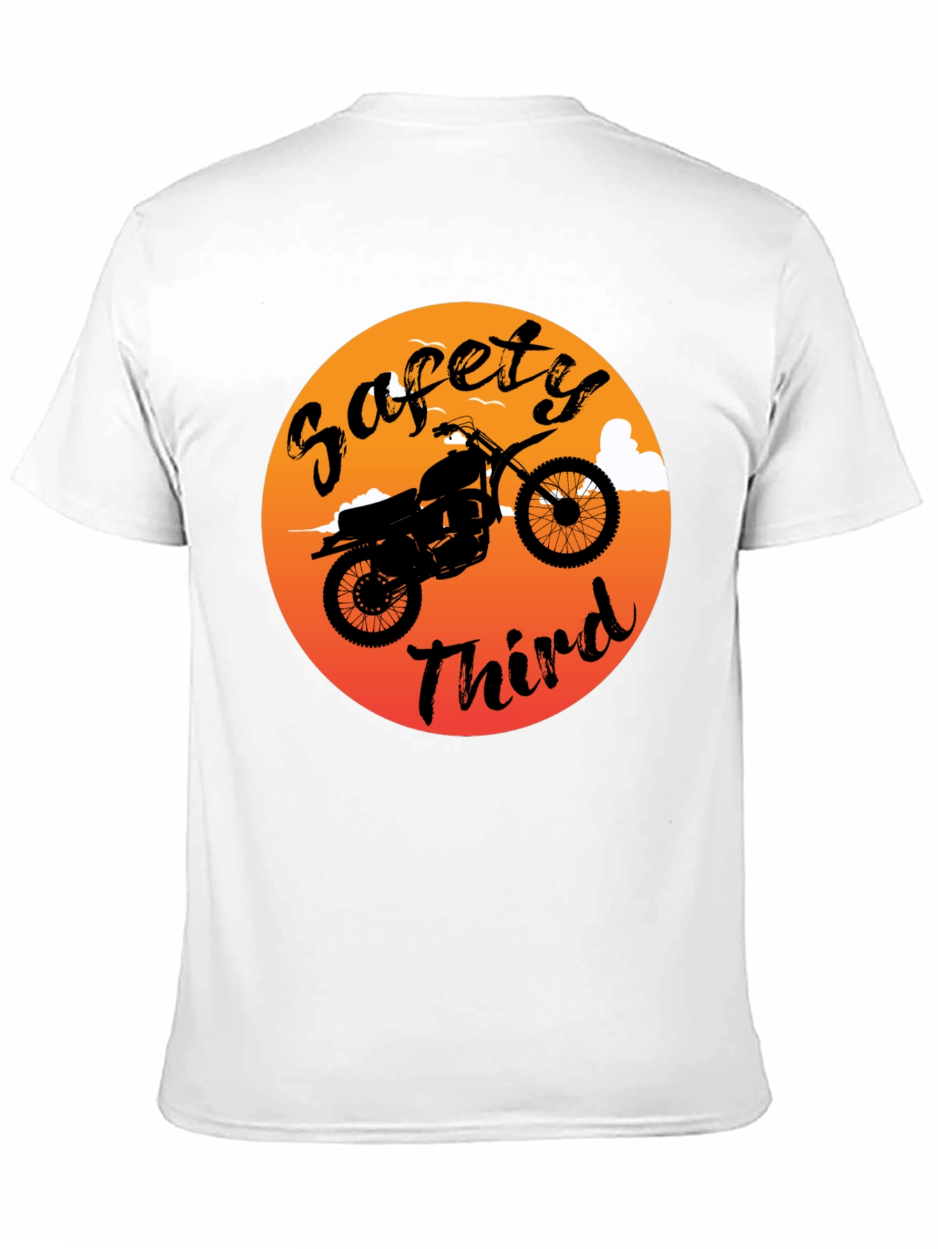Safety Third Dirt Bike Graphic T-Shirt