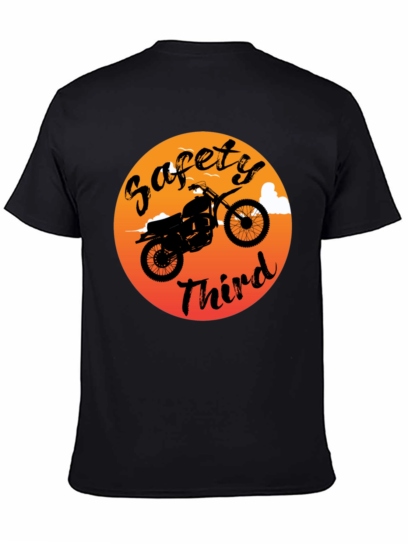 Safety Third Dirt Bike Graphic T-Shirt