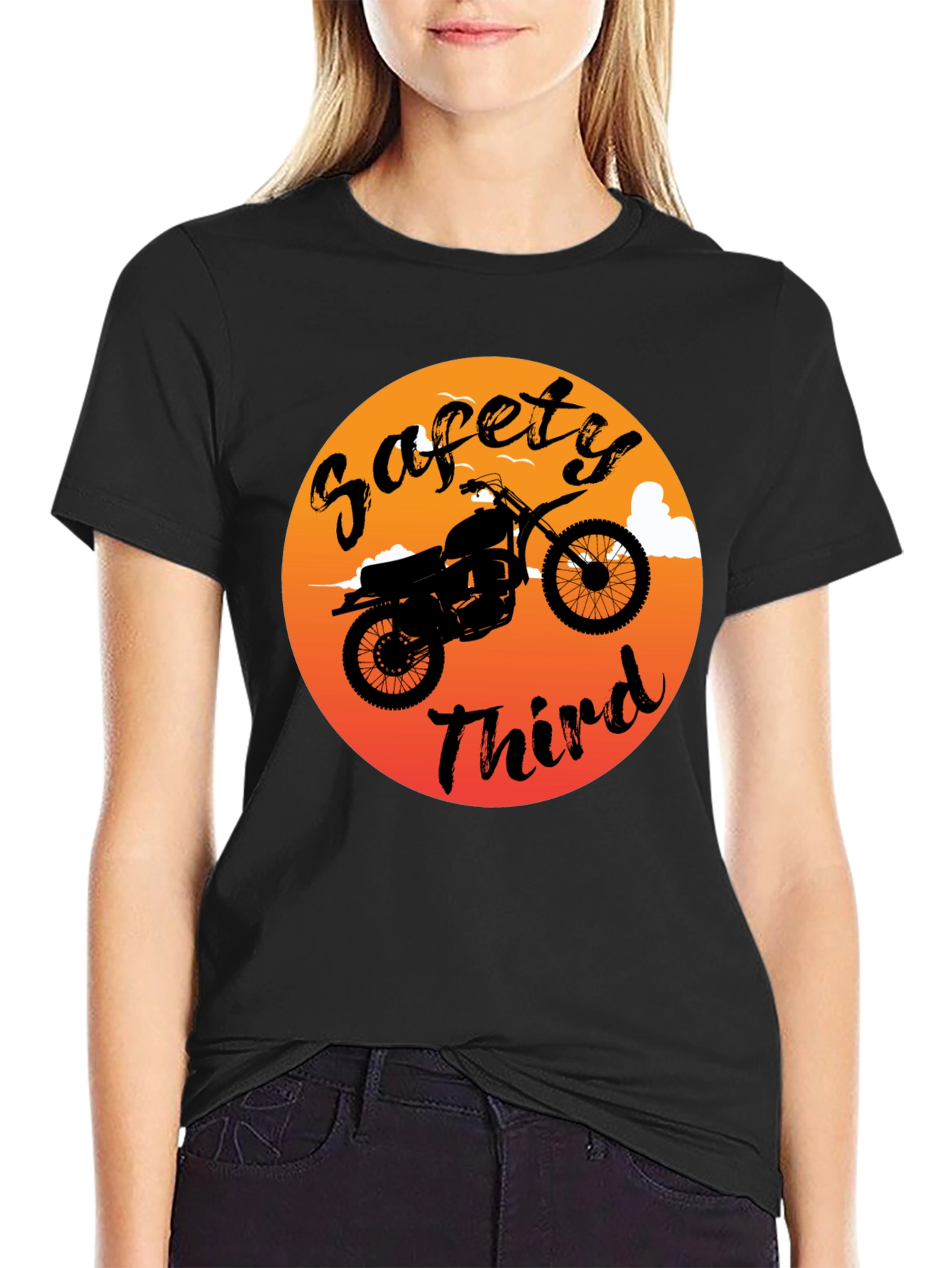 Safety Third Dirt Bike Graphic T-Shirt
