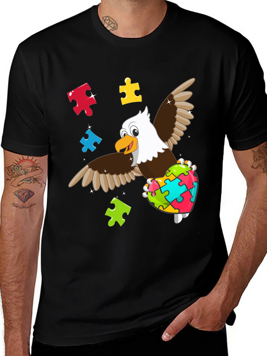 Autism Awareness Eagle T-Shirt