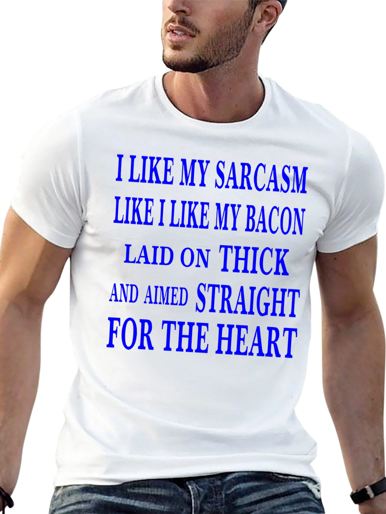 Sarcasm & Bacon T-Shirt - Laid on Thick!