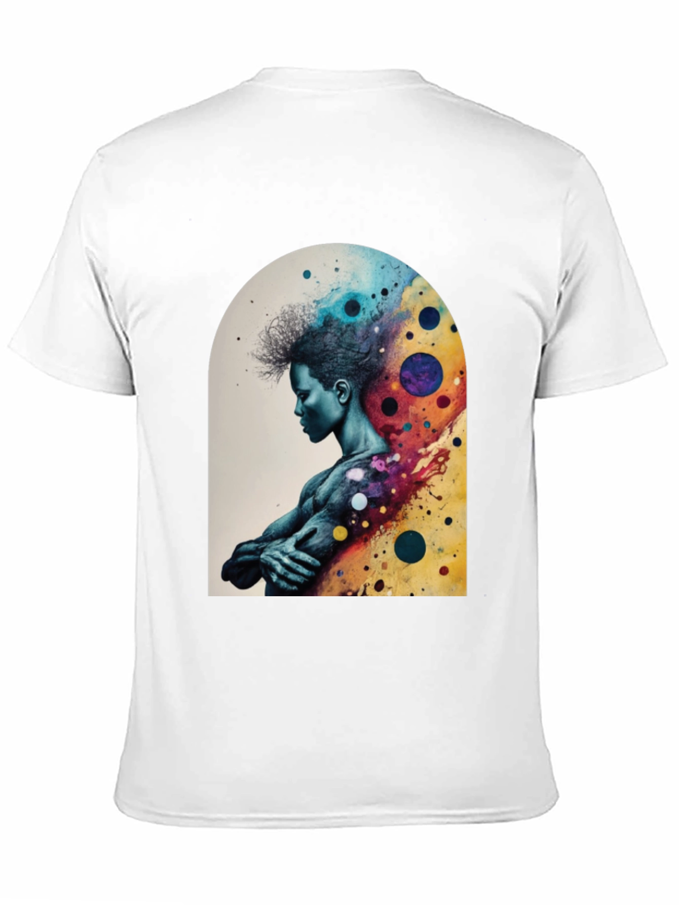 Abstract Man Graphic Tee - Stylish Comfort