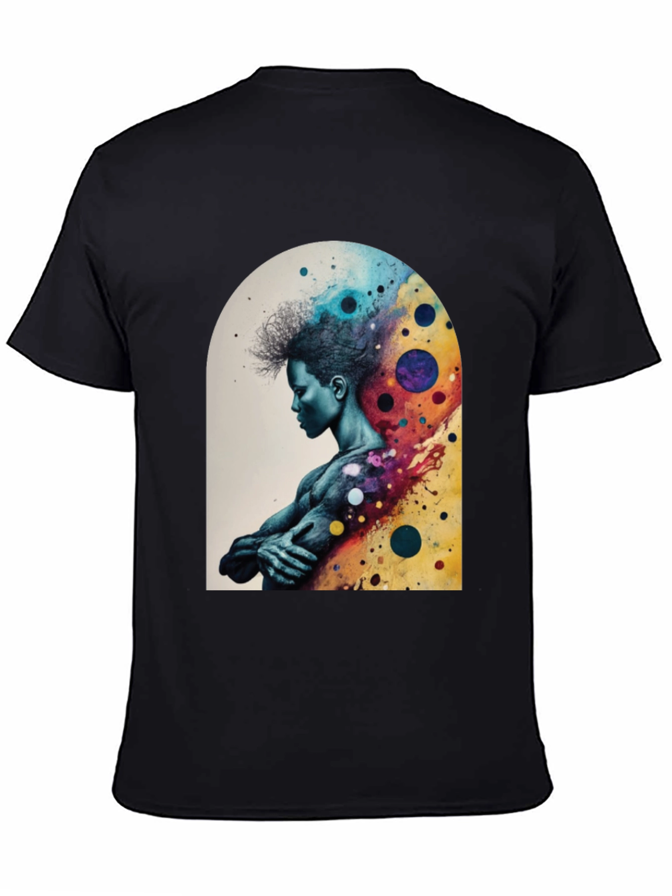 Abstract Man Graphic Tee - Stylish Comfort