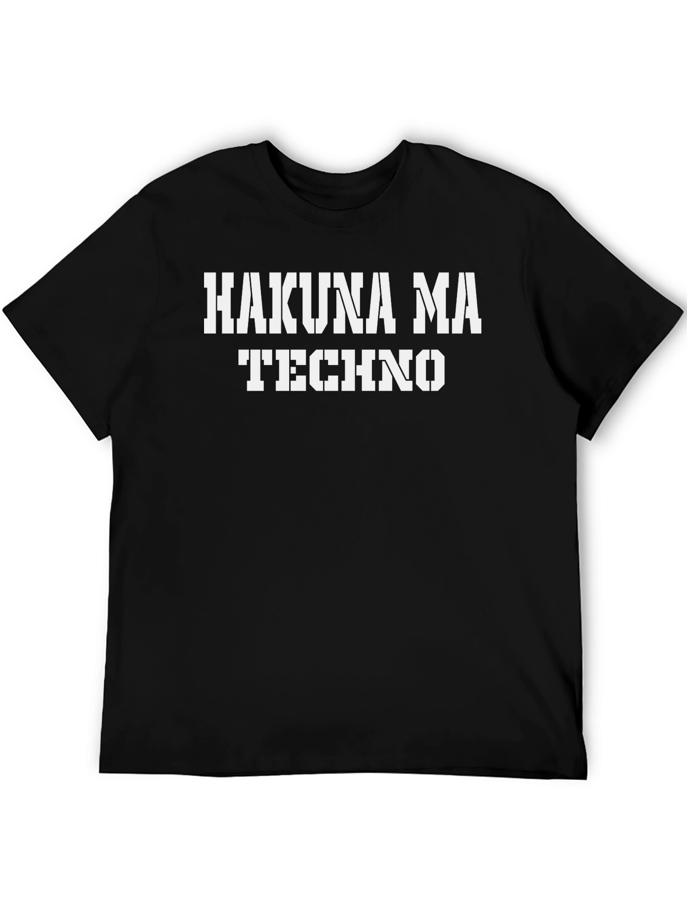Hakuna Ma Techno Black T-Shirt