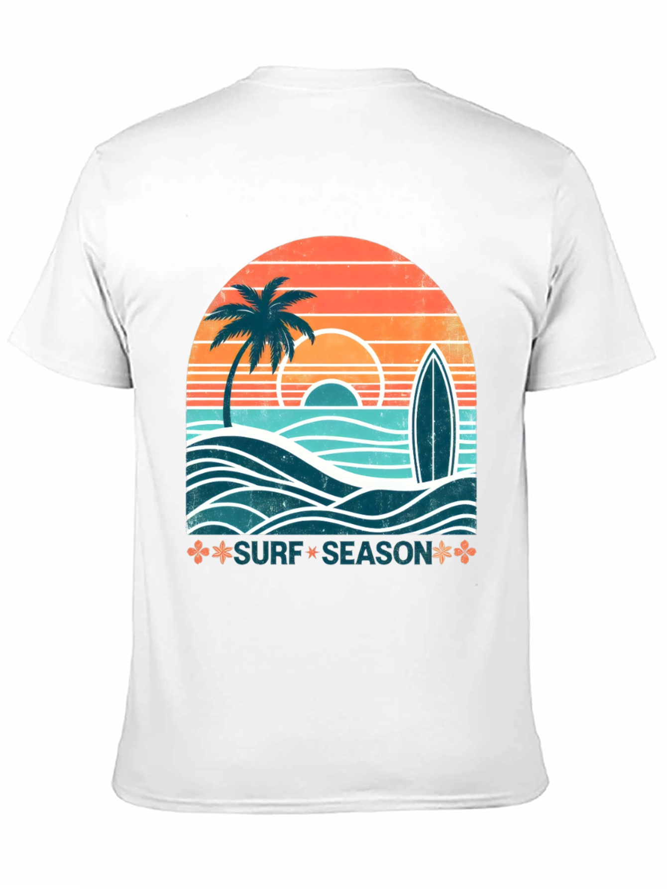 Surf Season Graphic Tee - Retro Summer Vibe