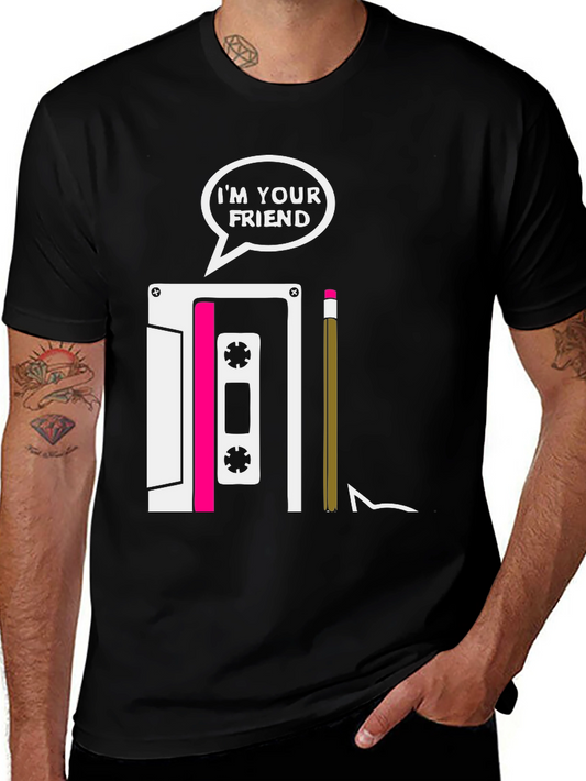 Im Your Friend Cassette Tape T-Shirt