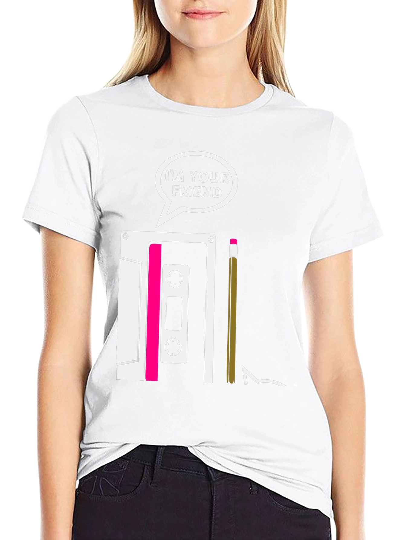 Im Your Friend Cassette Tape T-Shirt