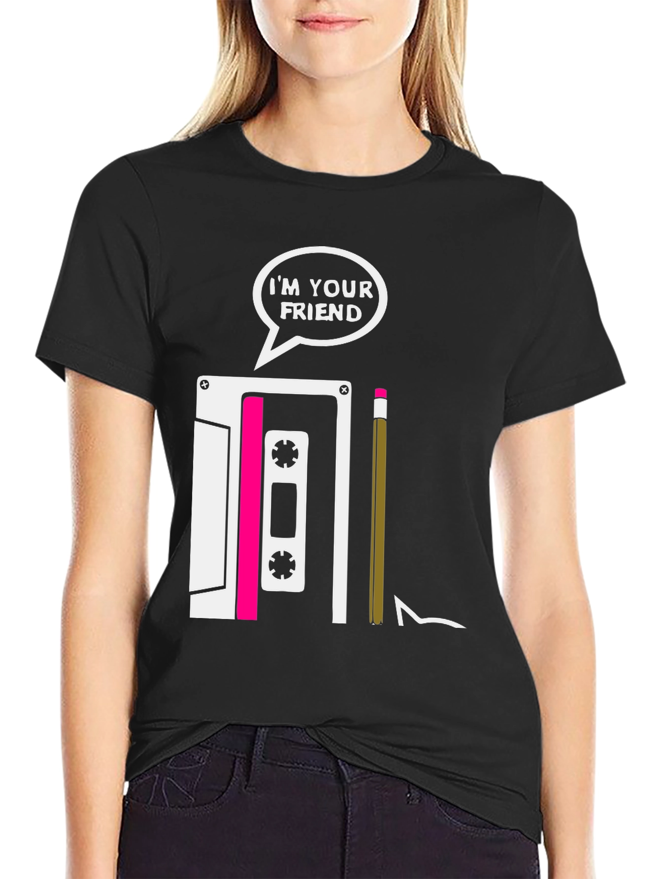 Im Your Friend Cassette Tape T-Shirt