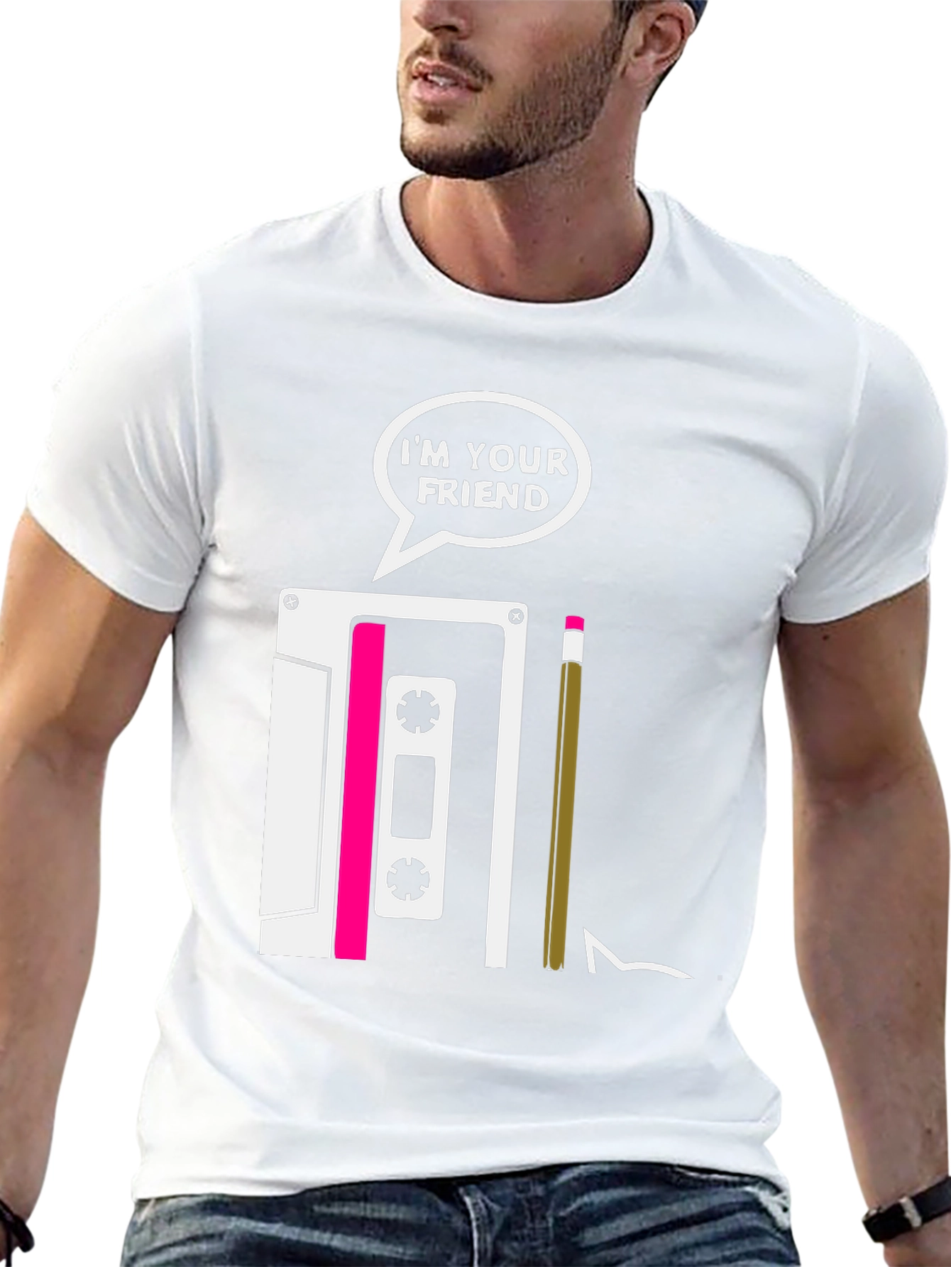 Im Your Friend Cassette Tape T-Shirt